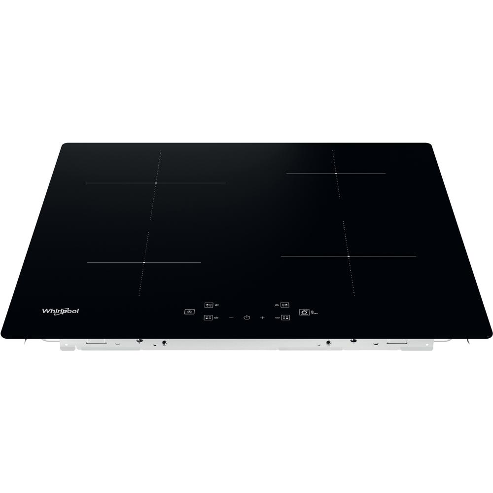 Whirlpool Kochfelder WIH 60Q4S NE Schwarz Induction vitroceramic Frontal top down