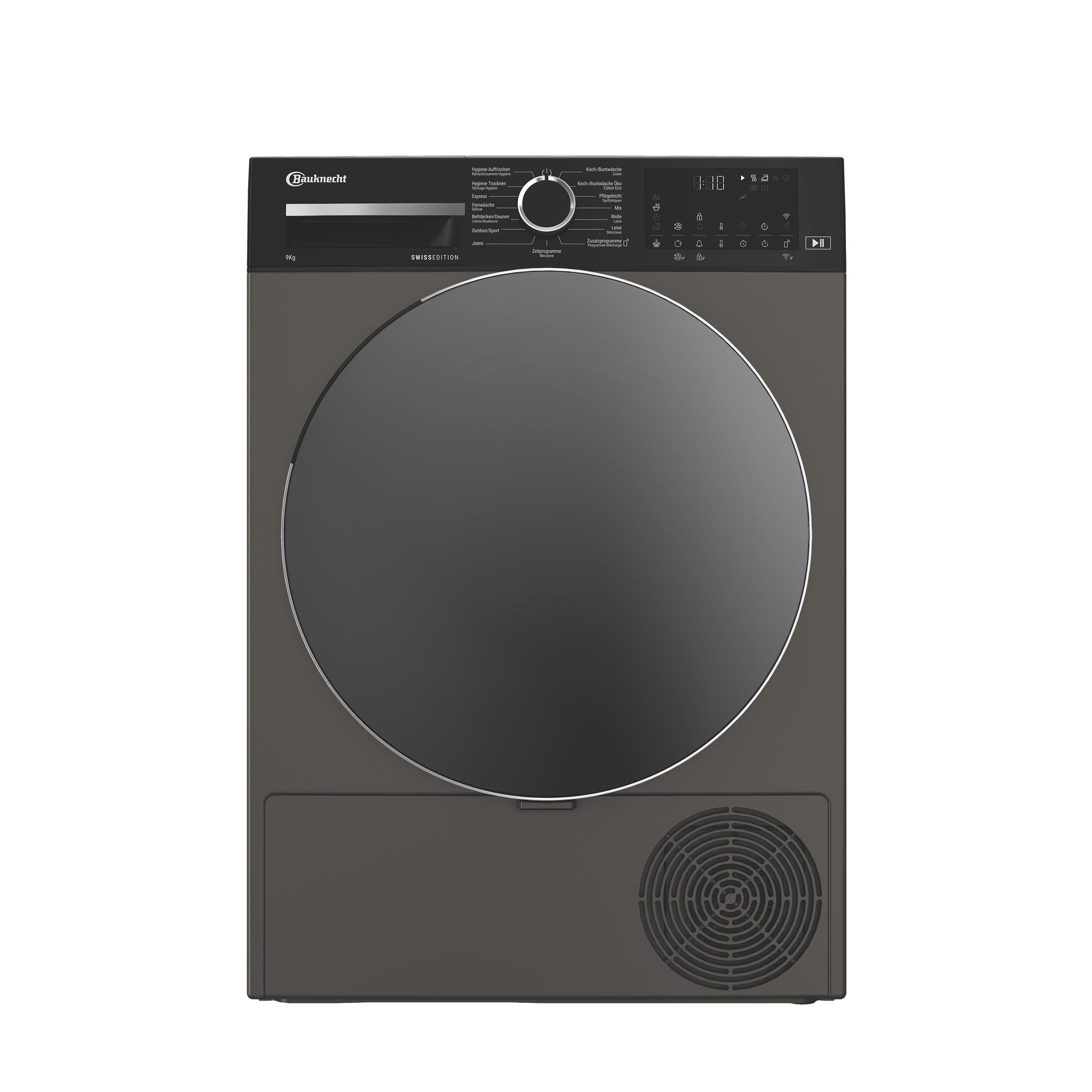 Bauknecht Asciugabiancheria BKTR8209 Manhattan Gray Frontal