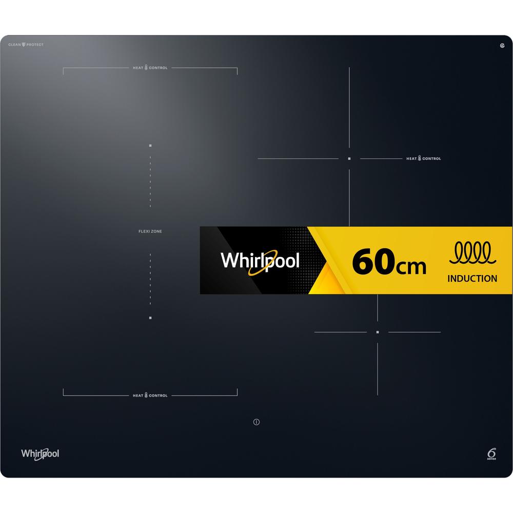 Whirlpool Paviršius WTX6014DCF Juoda Induction vitroceramic Frontal