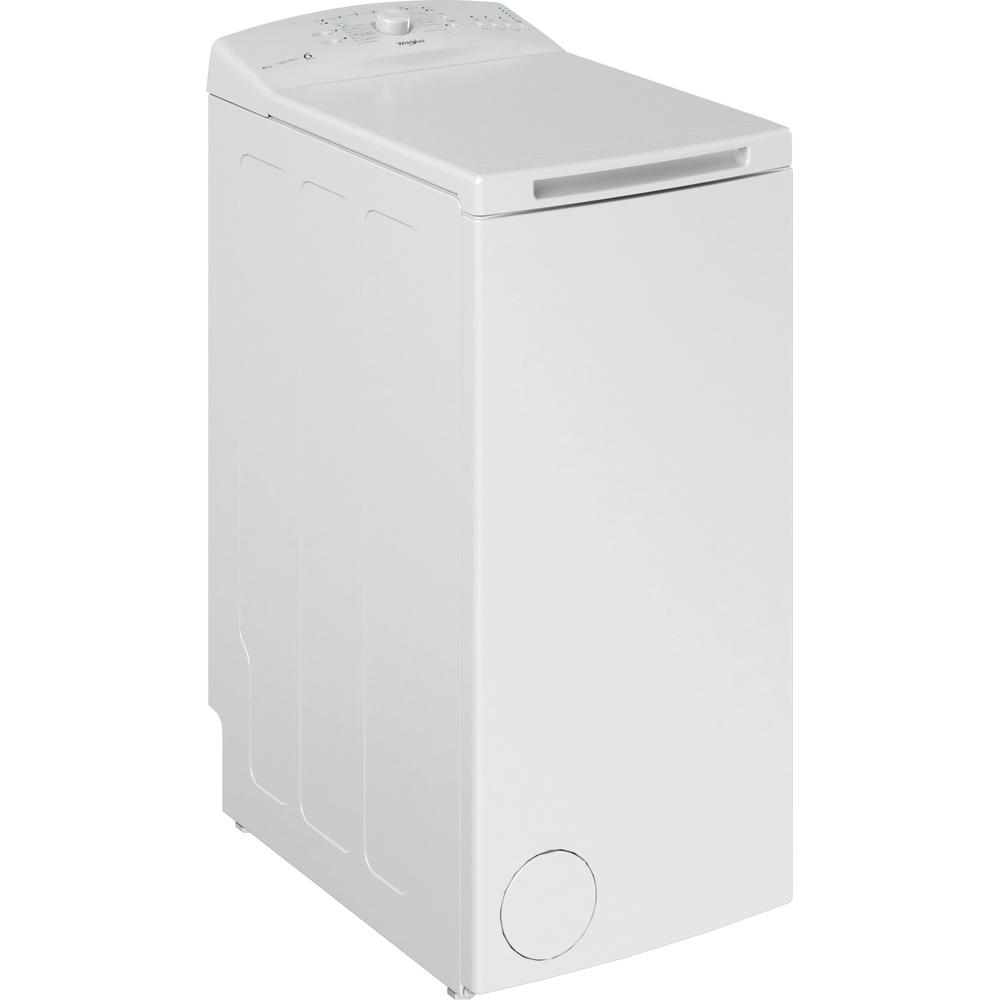 Whirlpool Washing machine Samostojni TDLR 6030L EU/N Bela Top loader D Perspective