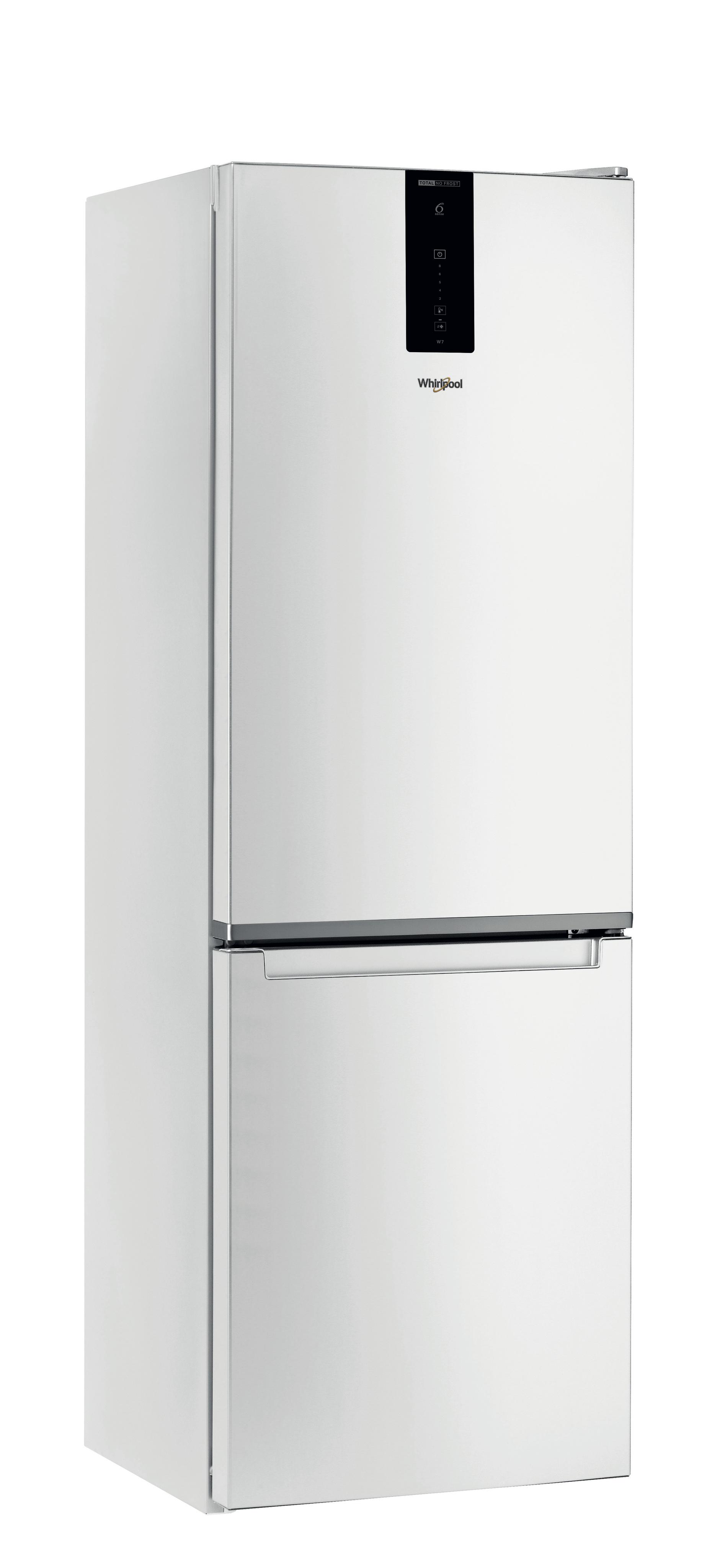 Whirlpool Frižider sa zamrzivačem Samostojeći W7 821O W Bela 2 vrata Perspective