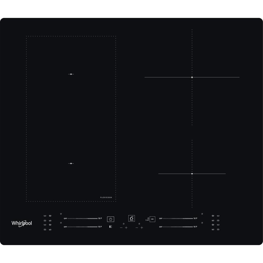 Whirlpool Μονάδα εστιών WL S7960 NE Μαύρο Induction vitroceramic Frontal
