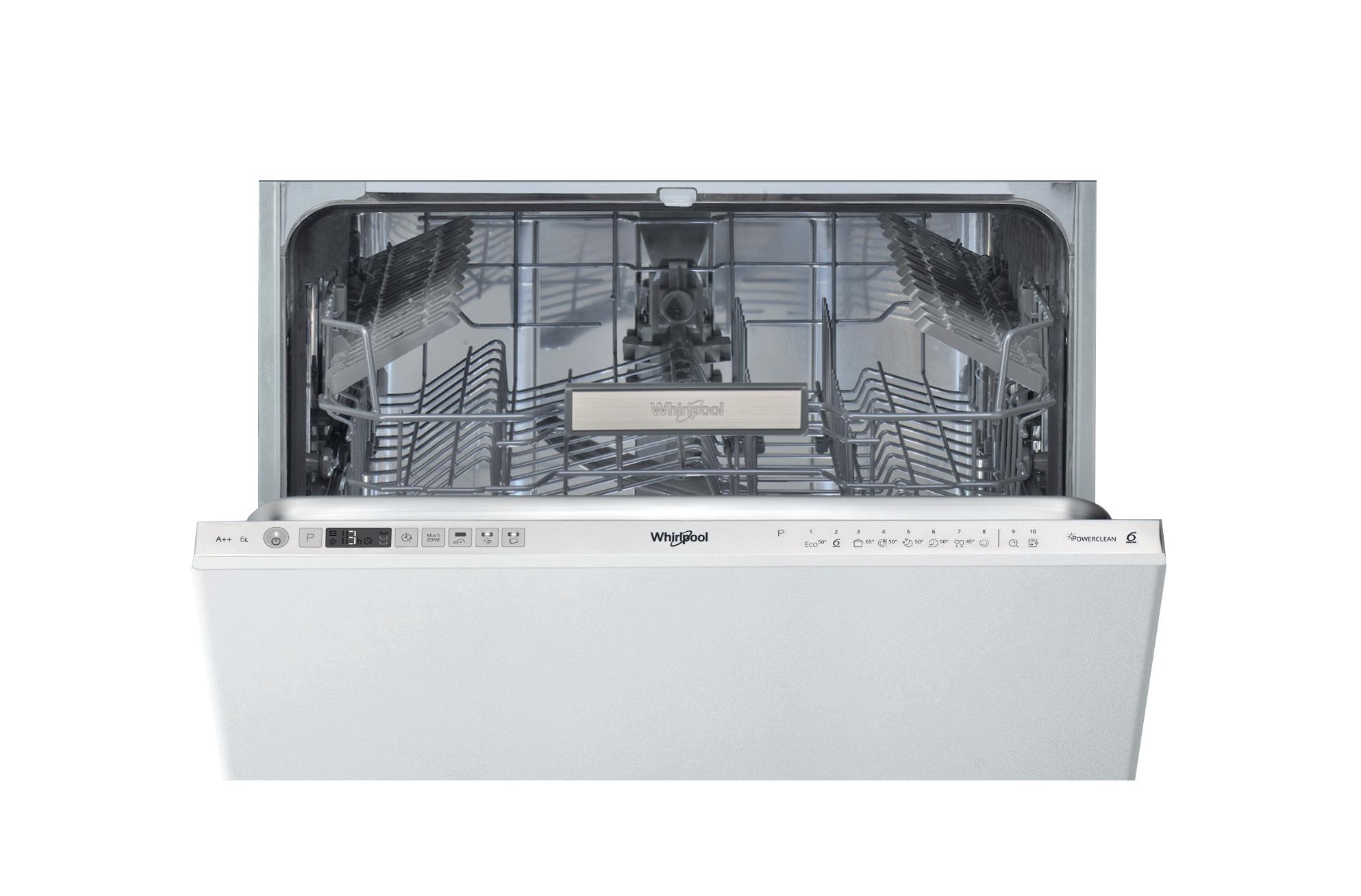 Whirlpool Maşină de spălat vase Încorporabil WKIO 3T123 6P Full-integrated A++ Frontal