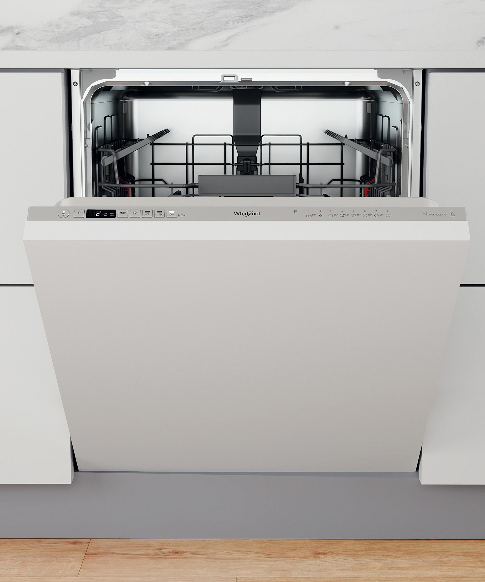 Whirlpool Lave-vaisselle Encastrable WCIC 3C26 PE Tout intégrable E Frontal