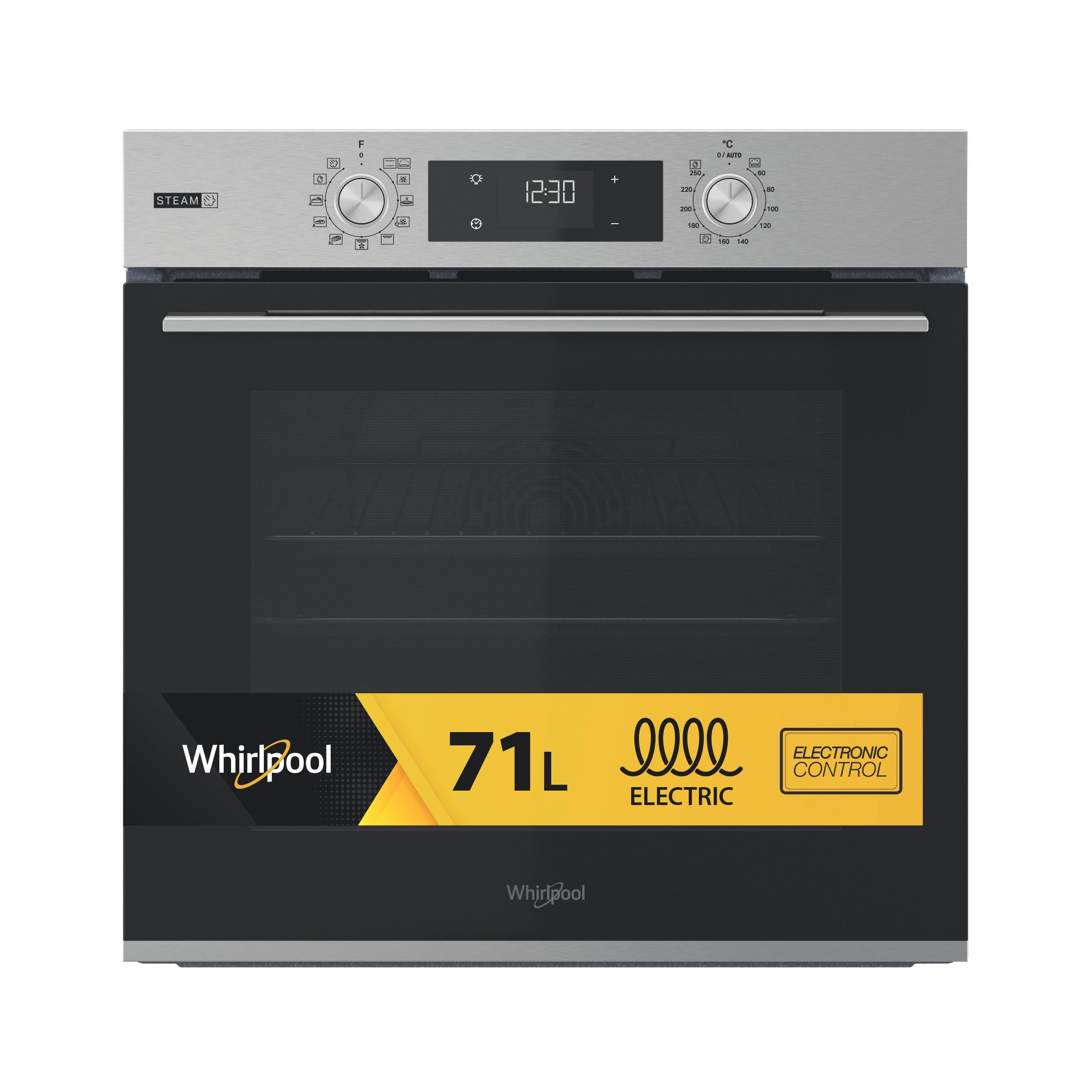 Whirlpool Духові шафи Вбудований (-а) OMSK58HU1SX Електрична A+ Frontal