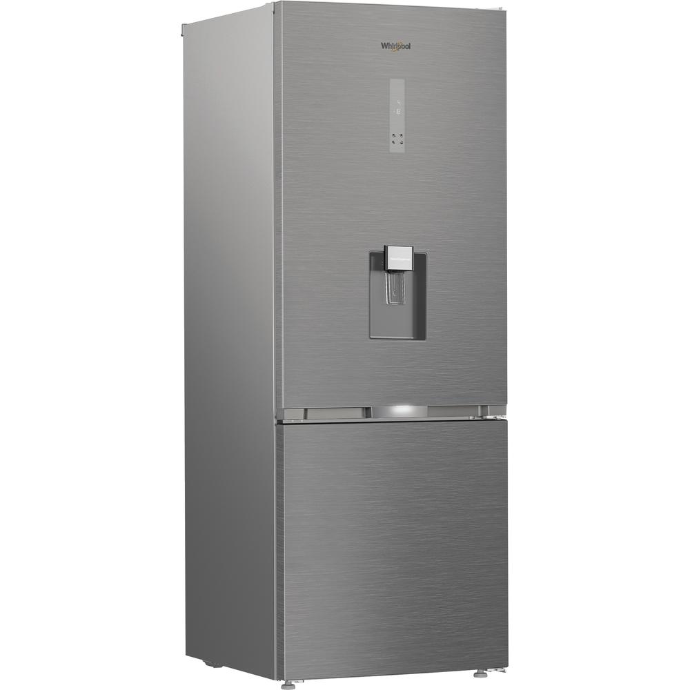 Whirlpool Συνδυασμός ψυγείου/καταψύκτη Ελεύθερο WHK2 6493W X5E New Silver – ARC 1035 2 doors Perspective
