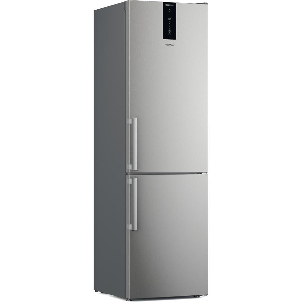 Whirlpool Frižider sa zamrzivačem Samostojeći W7X 92O OX H Optic Inox 2 vrata Perspective