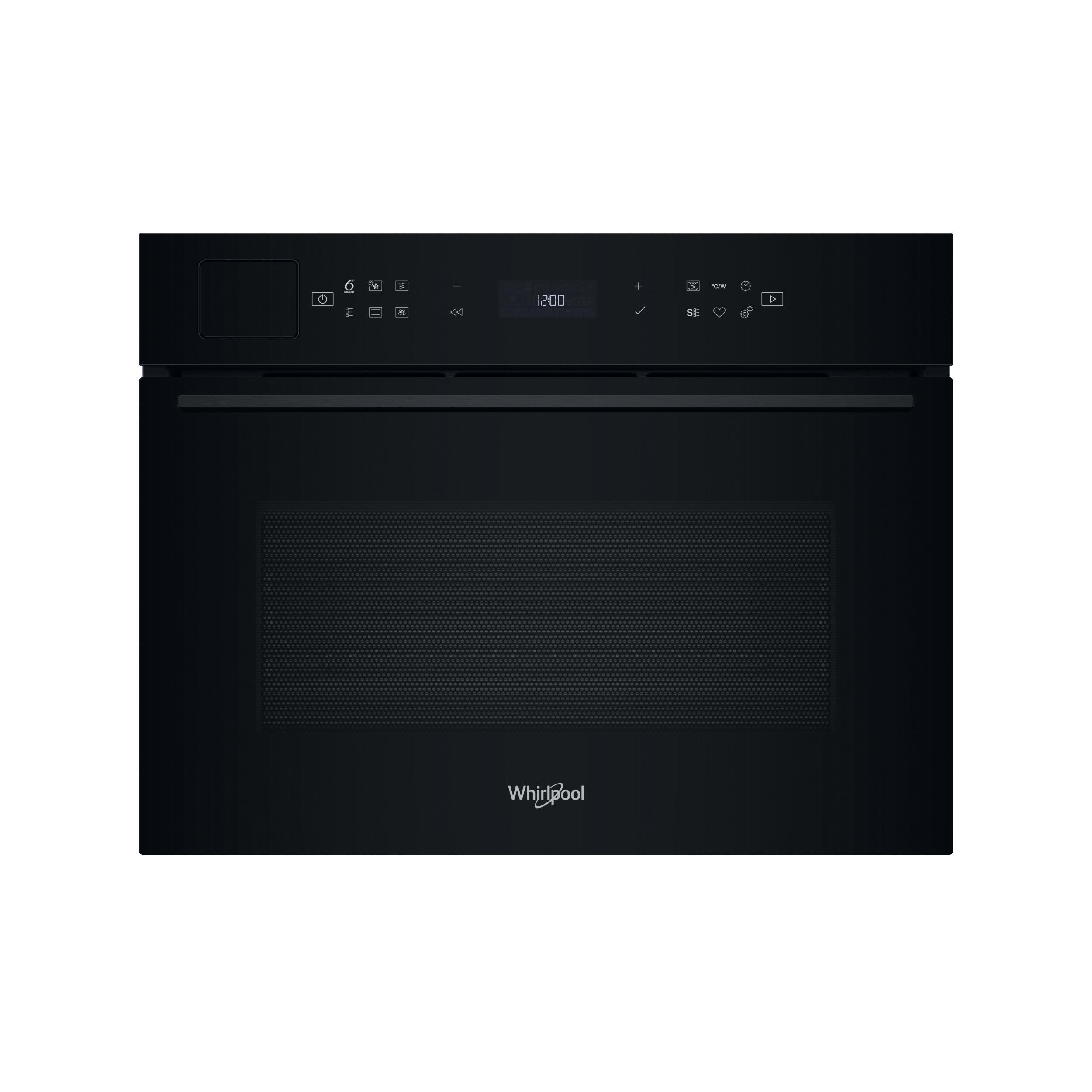 Whirlpool Φούρνος μικροκυμάτων Εντοιχιζόμενο WCT7A9PHTSB Μαύρο Ηλεκτρονικός 53 Συνδυασμός Μικροκύματα-Grill 950 Frontal