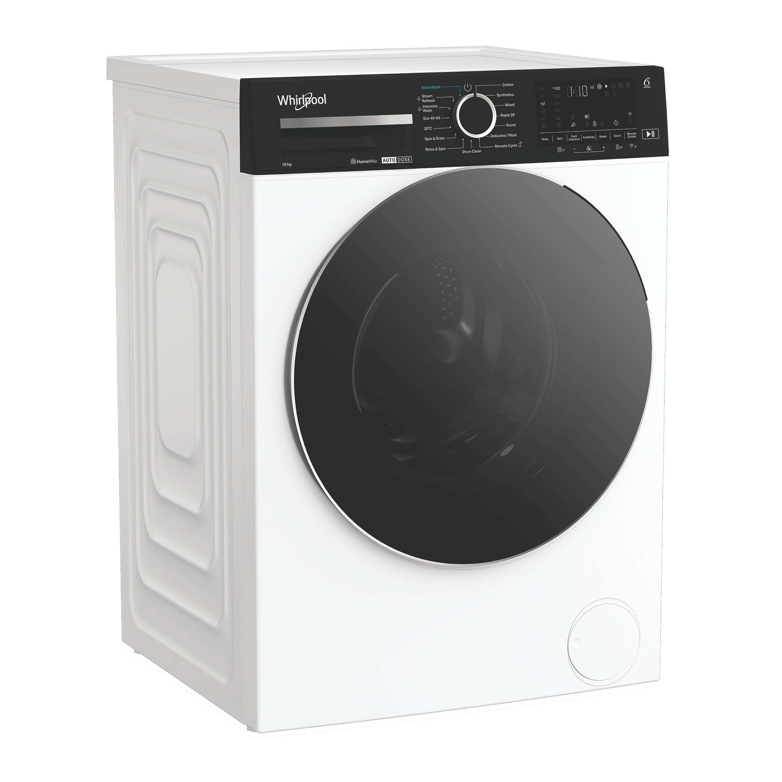 Whirlpool Washing machine Free-standing W0M 011W ADS IRE White Front loader A Perspective