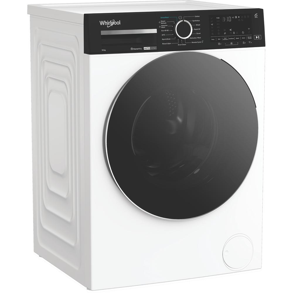 Whirlpool Washing machine Free-standing W0M 011W ADS IRE White Front loader A Perspective