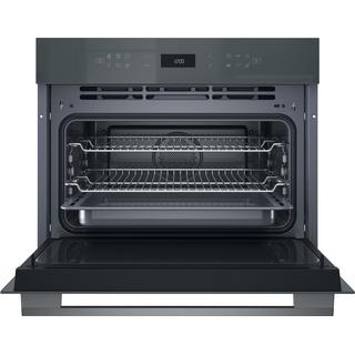Whirlpool Microgolfoven Inbouw WCW7O7HTSSG Stardust grey glossy Elektronisch 53 Combimicrogolfoven 950 Frontal open