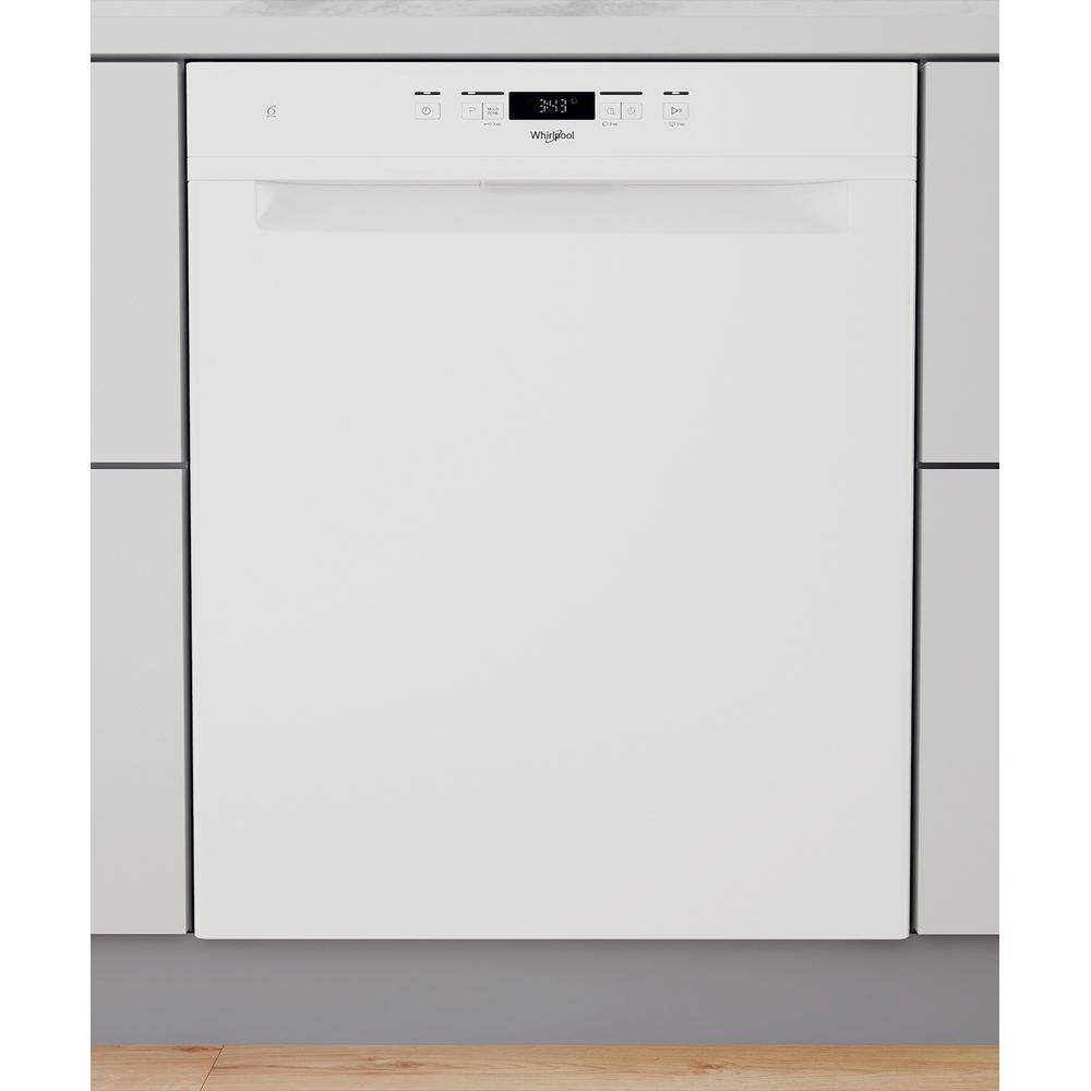 Whirlpool Opvaskemaskine Indbygning WH6UC14BN7A0W Underbygget C Frontal