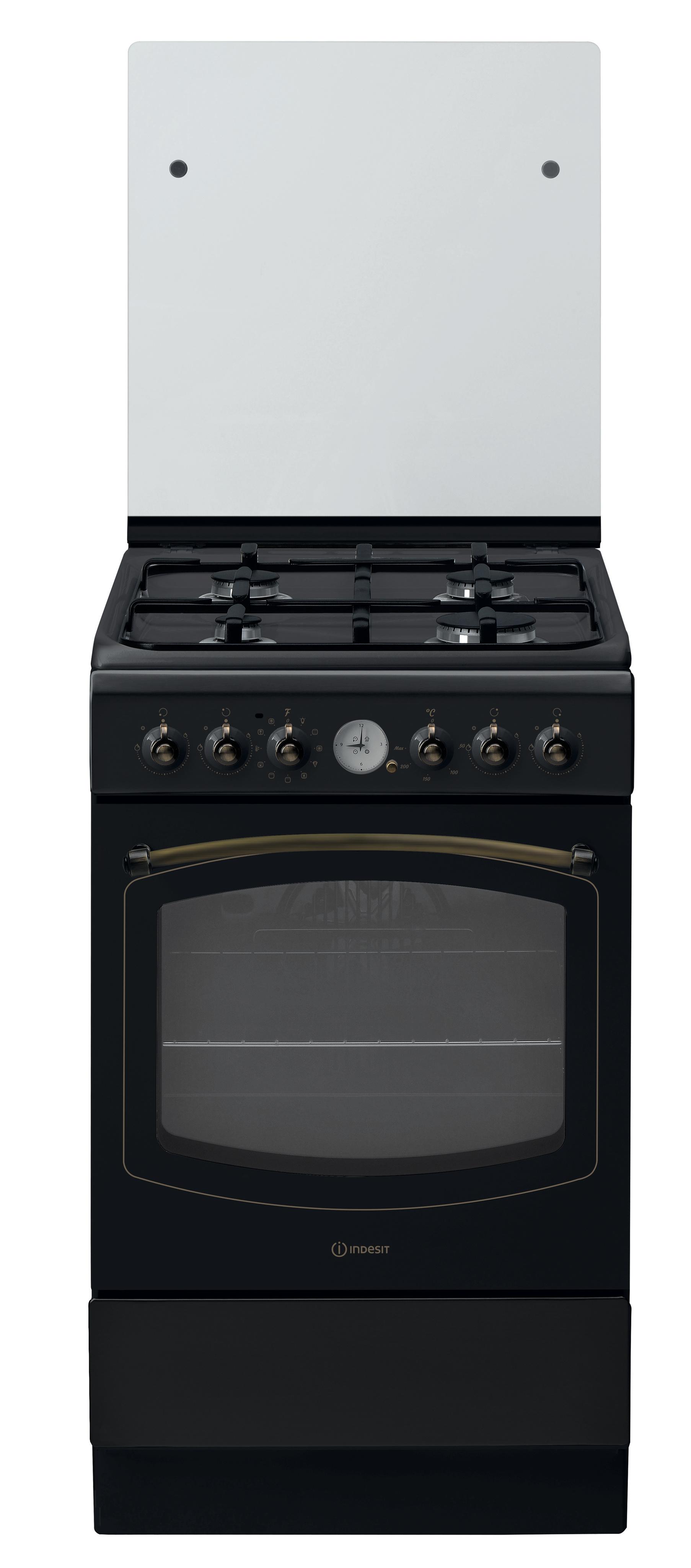 Indesit Sporák IS5G8MHA/E/1 Antracit Plyn Frontal