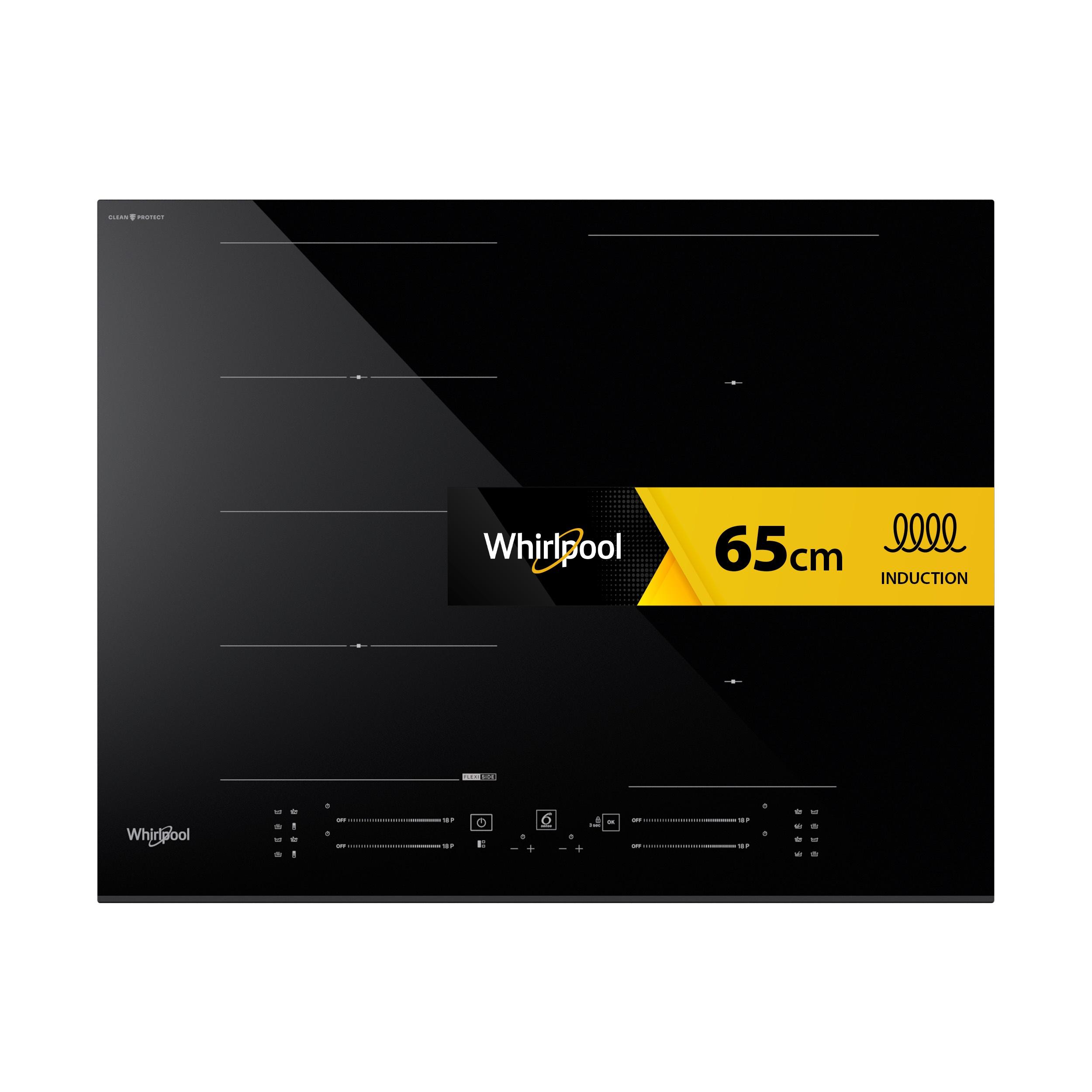 Whirlpool Varná deska WF S4665 CPBF Černá Induction vitroceramic Frontal
