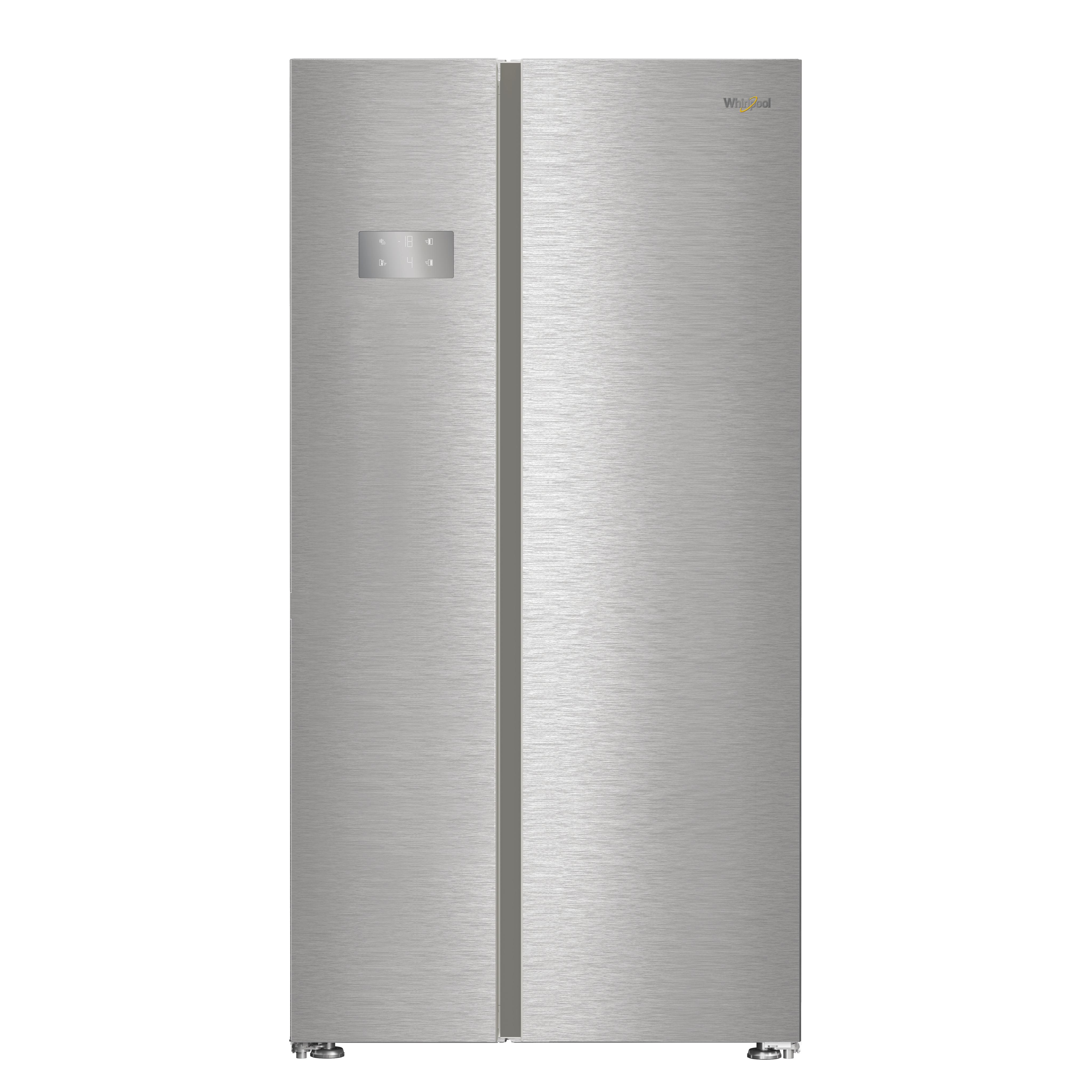 Whirlpool Side by Side Volně stojící WHG2 6592 X4E Pearl Inox Frontal