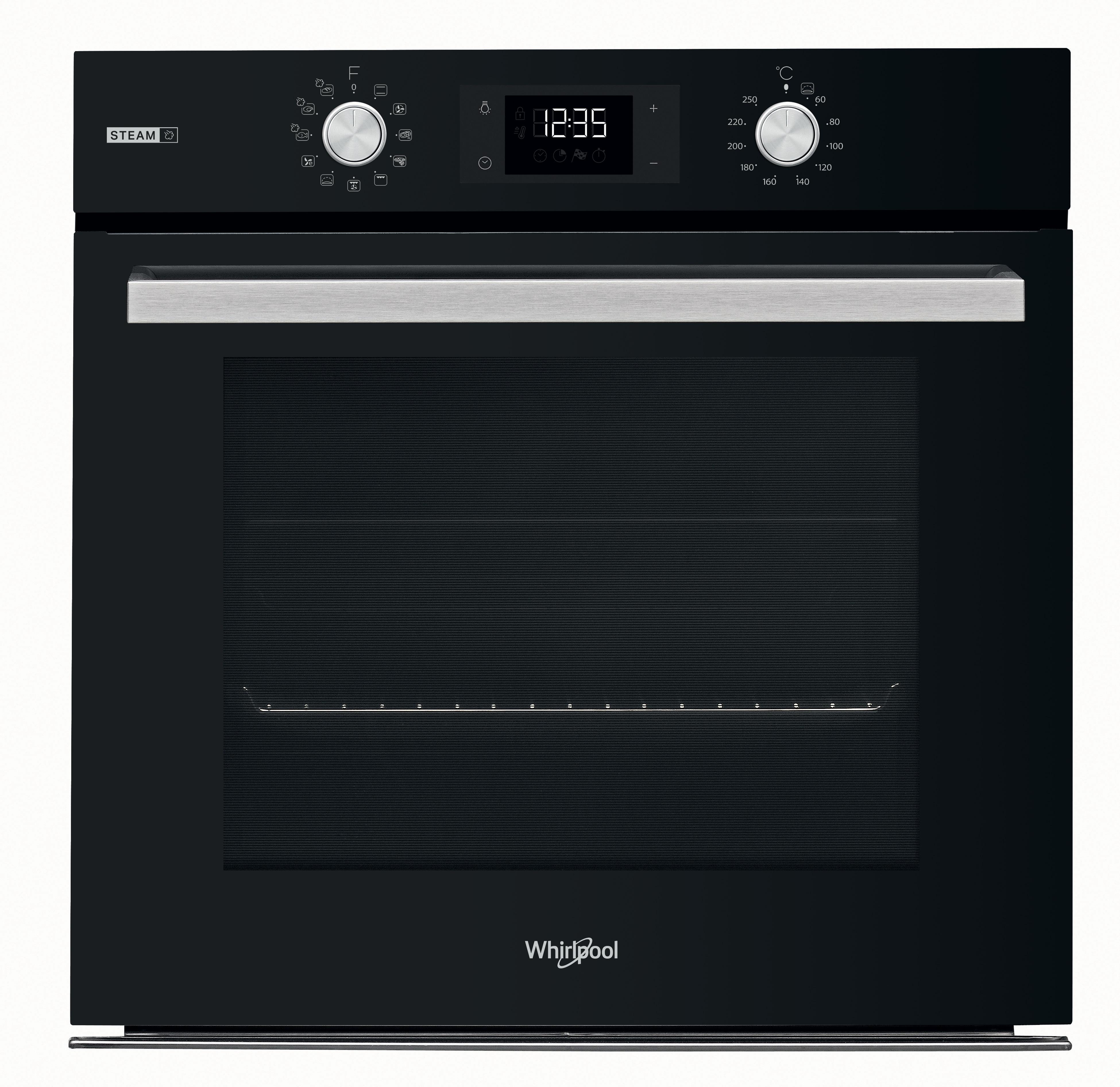 Whirlpool vgradna električna pečica : Črna barva - OAS KC8V1SW BLG