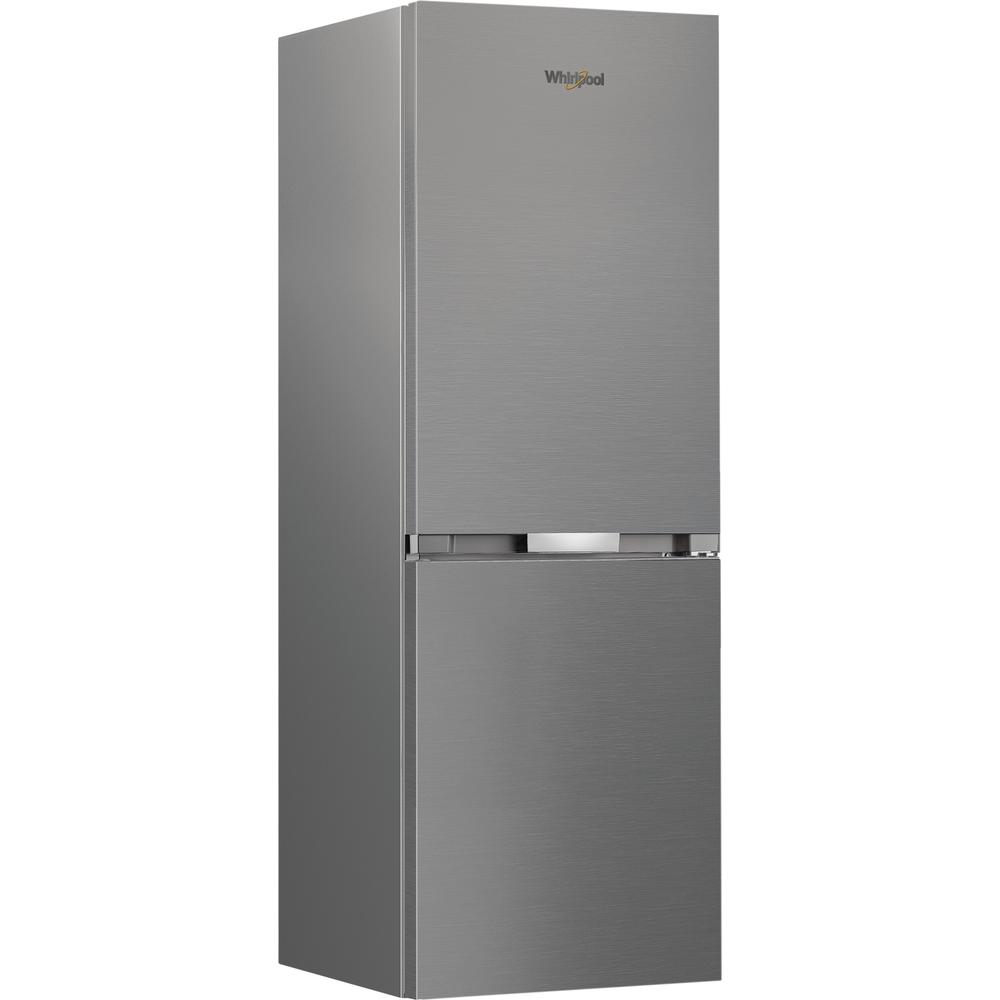 Whirlpool Frižider sa zamrzivačem Samostojeći WHKH 1361 XP4E Srebrna 2 vrata Perspective