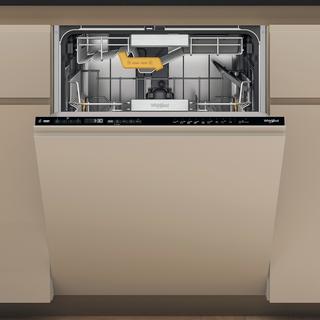 Съдомиялна за вграждане Whirlpool MaxiSpace: черен цвят, пълен размер - W8I HP42 L