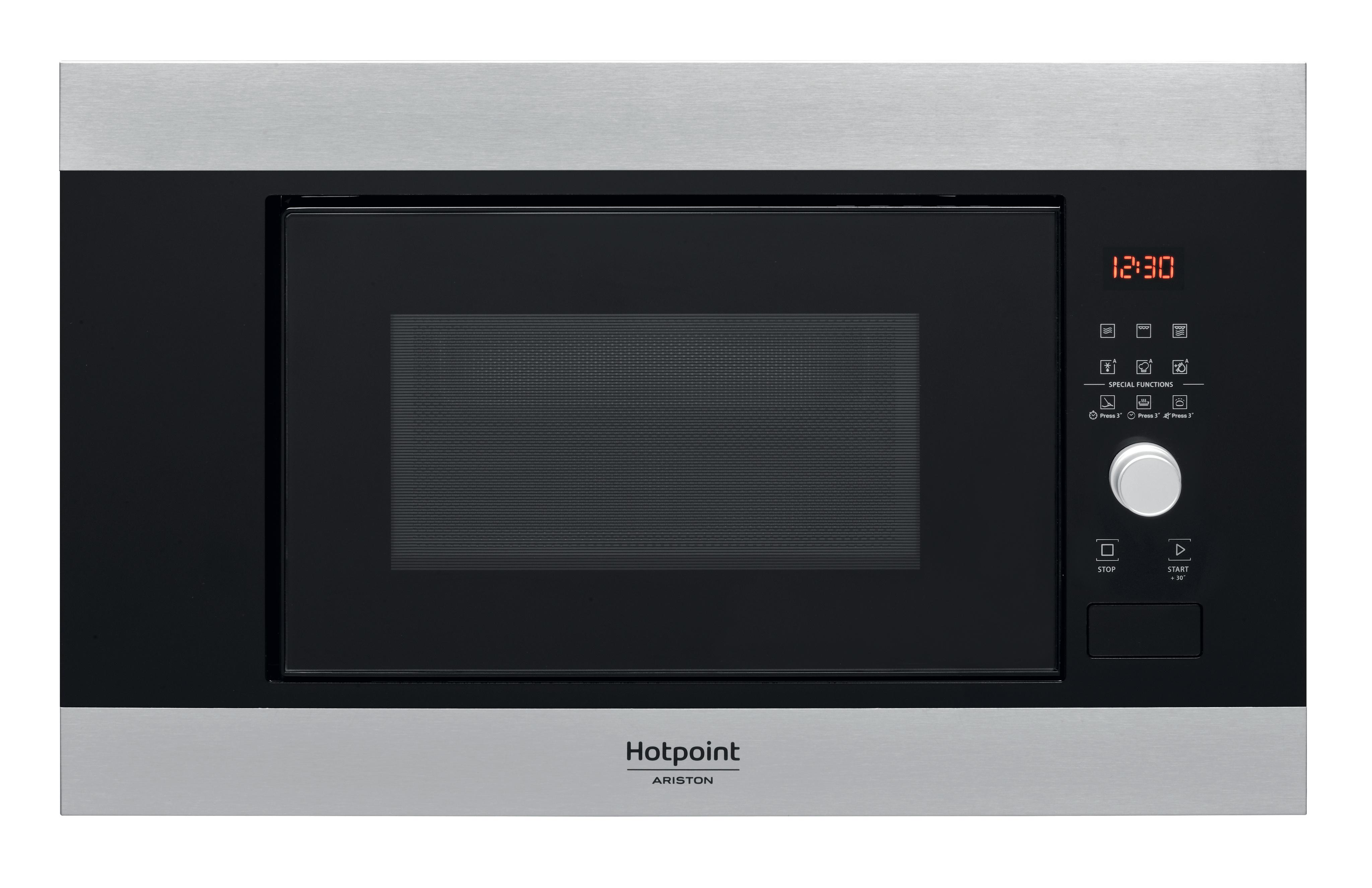 Horno- microondas de integración Hotpoint: Color Inox MF20G IX HA