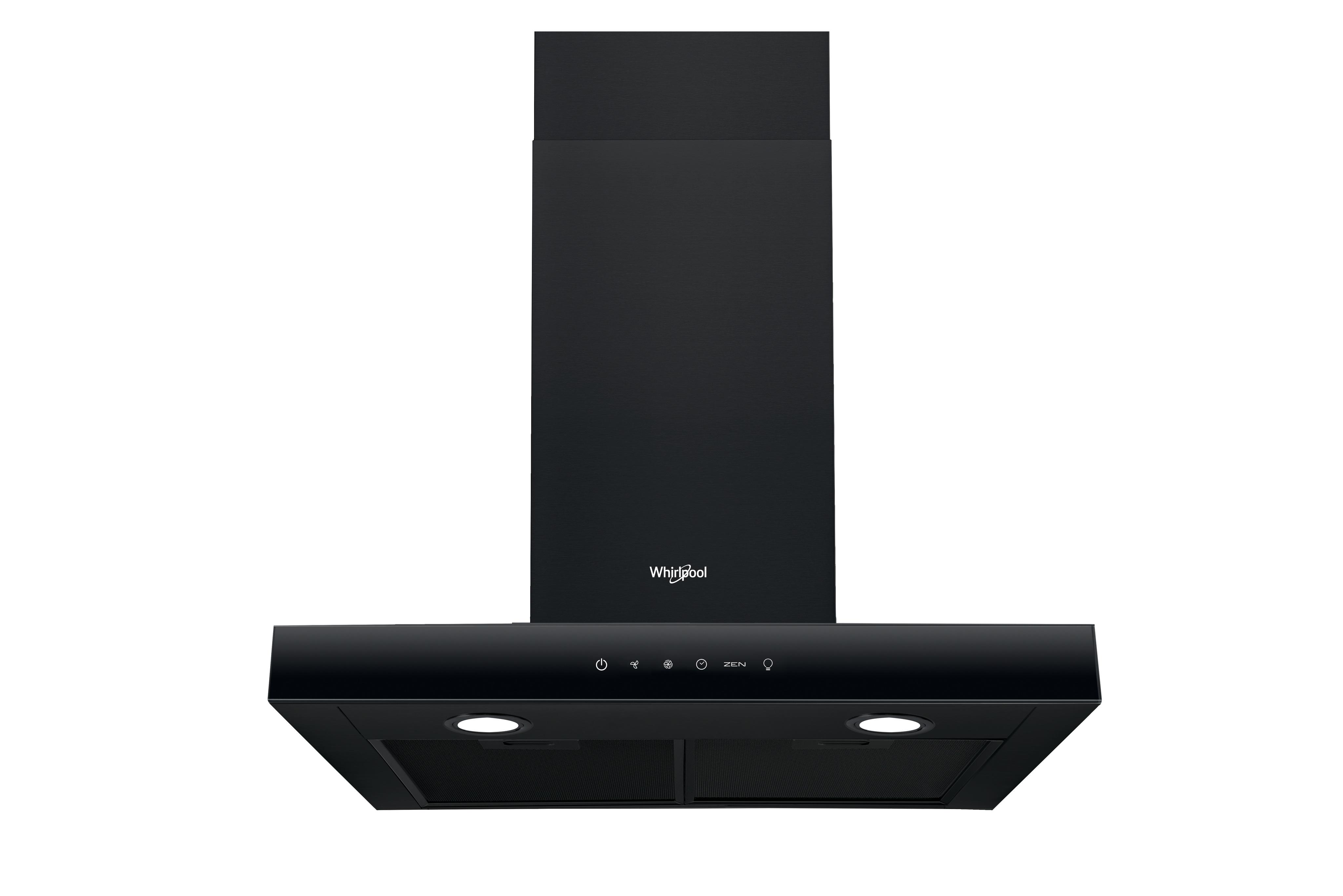 Whirlpool Afzuigkap Ingebouwd WHBS62FLTK Zwart Wandmodel Elektronisch Frontal