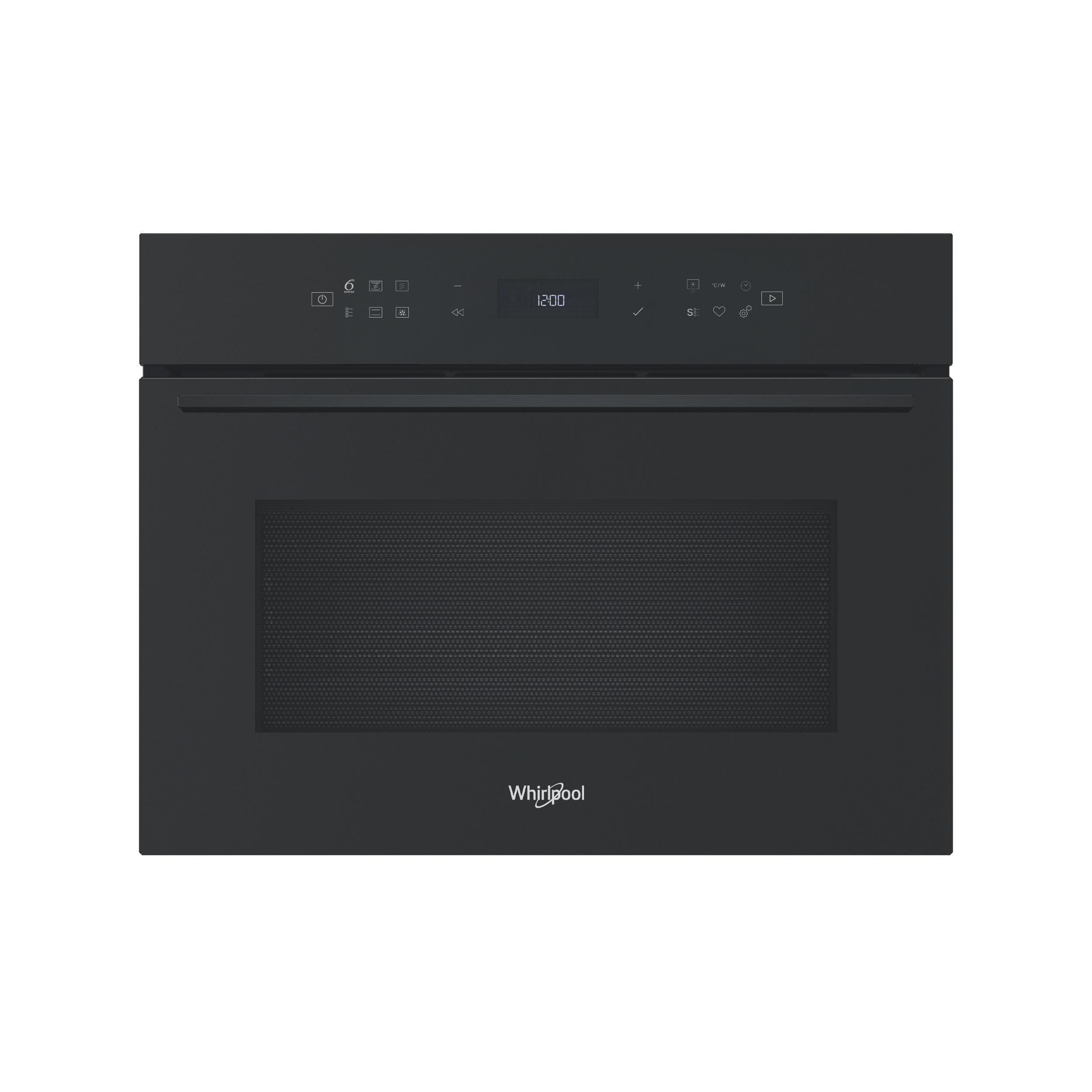 Whirlpool Mikrovlnná rúra Vstavané WCW76HTST Čierna Elektronické 52 Mikrovlny kombi 950 Frontal