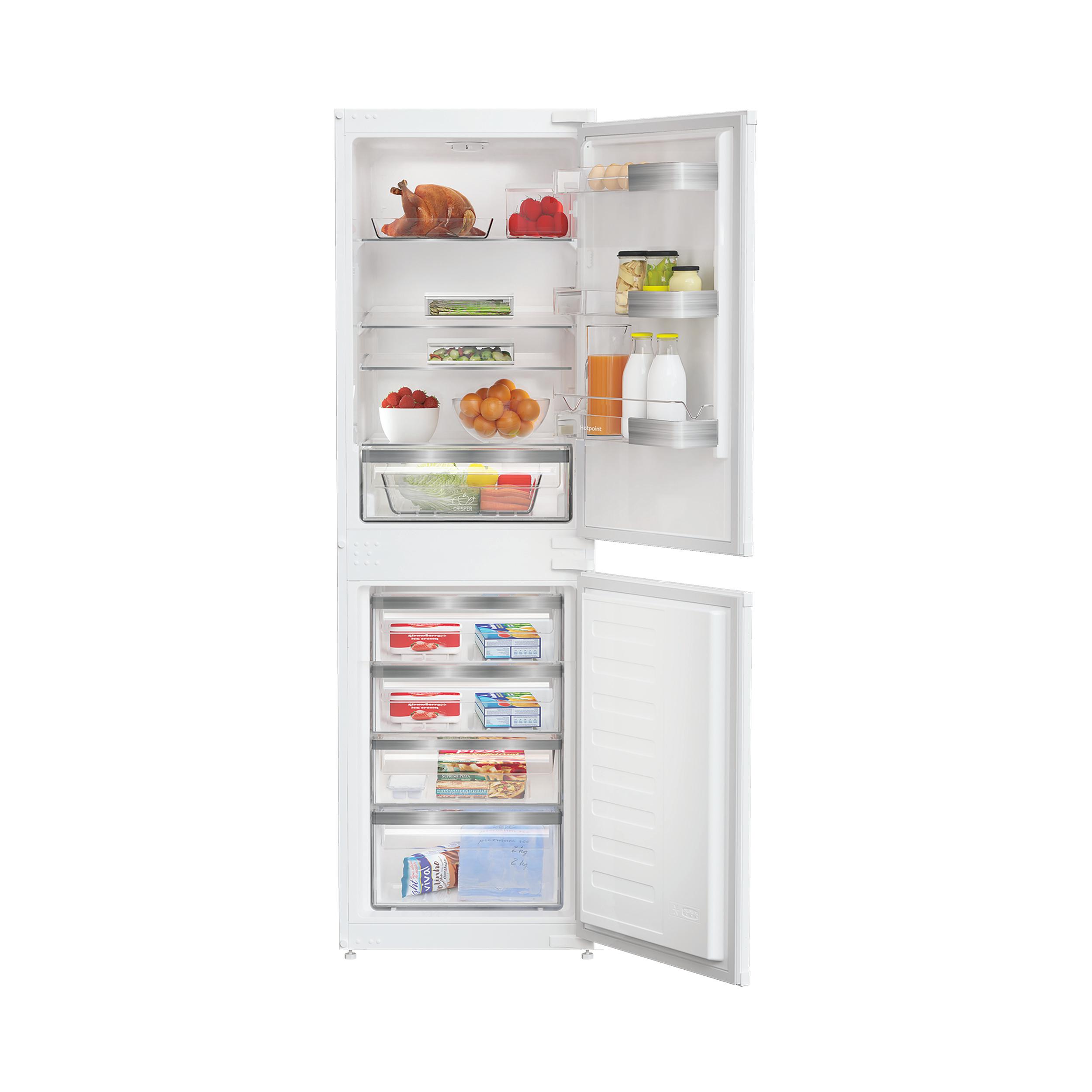 Hotpoint Fridge-Freezer Combination Built-in HPKH 1262B4 UK White 2 doors Frontal
