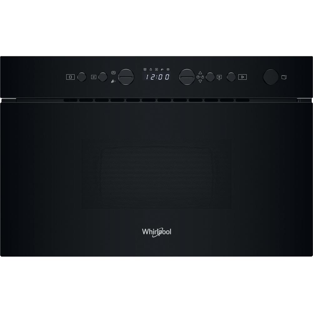 Whirlpool Mikrowelle Einbaugerät WNMN1O2BKF Schwarz Elektronisch 22 Nur Mikrowelle 750 Frontal