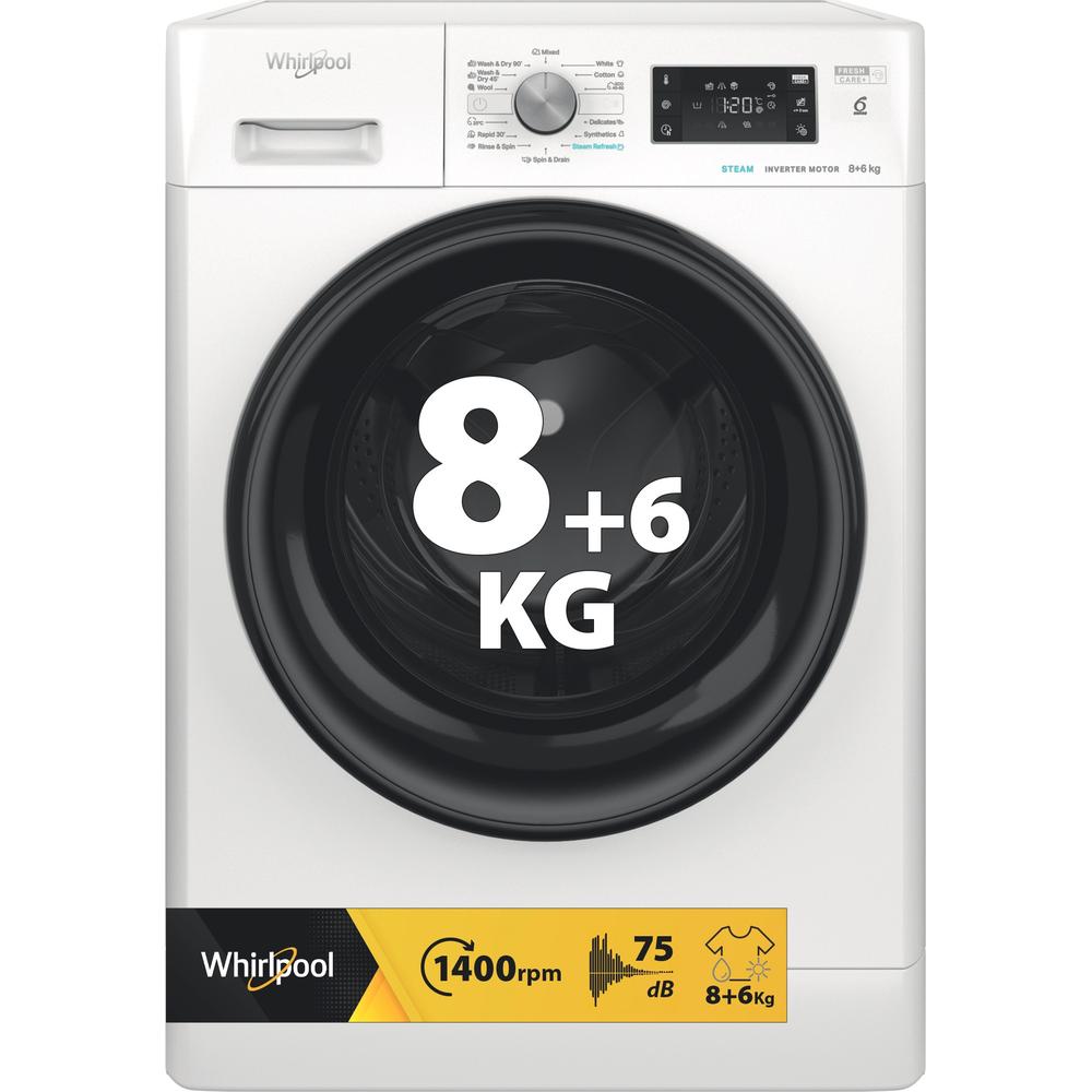 Whirlpool Družinski kuhar Samostojni FFWDB 864349 BV EE Dvojna pečica Front loader Hero image
