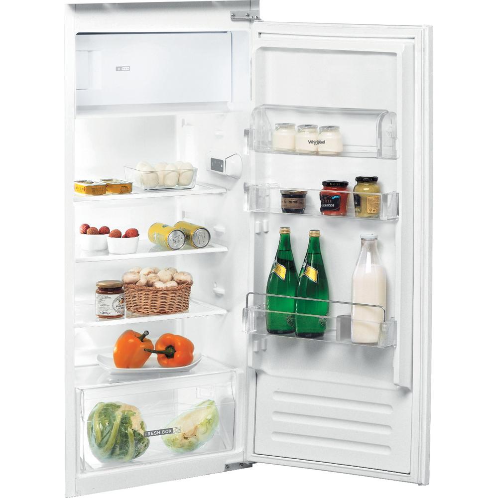 Whirlpool Kühlschrank Einbaugerät WBC 12BC22R Edelstahloptik Perspective open