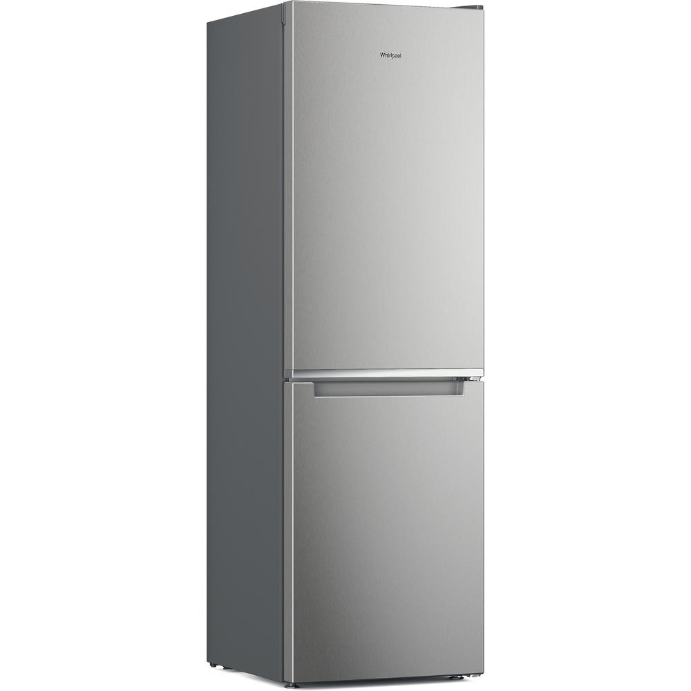 Whirlpool Kombinirani hladilnik Samostojni WNF 821 E X Ročaji na steklu 2 doors Perspective