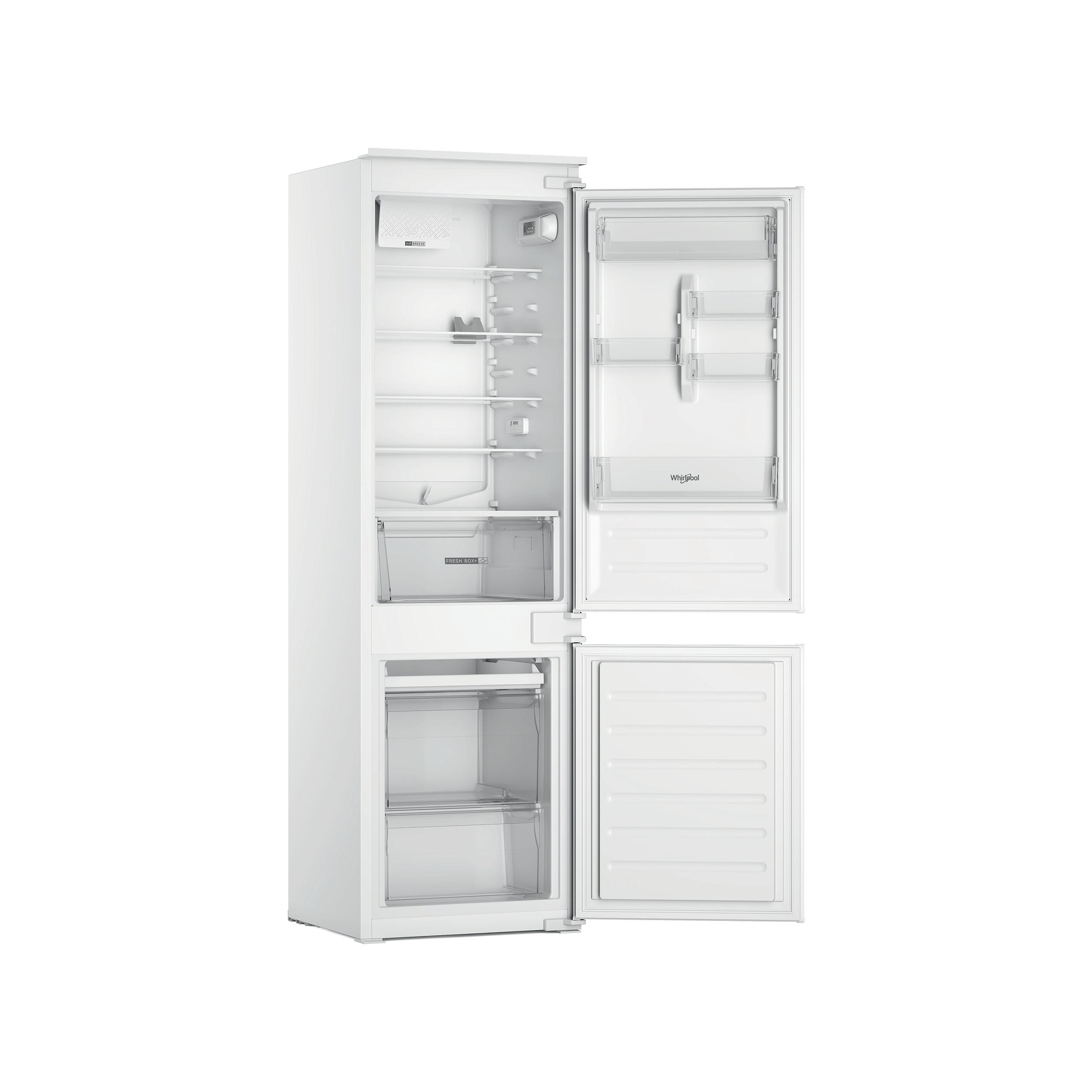 Whirlpool Combinación de frigorífico / congelador Encastre WHC18D011B1 Blanco 2 doors Perspective open