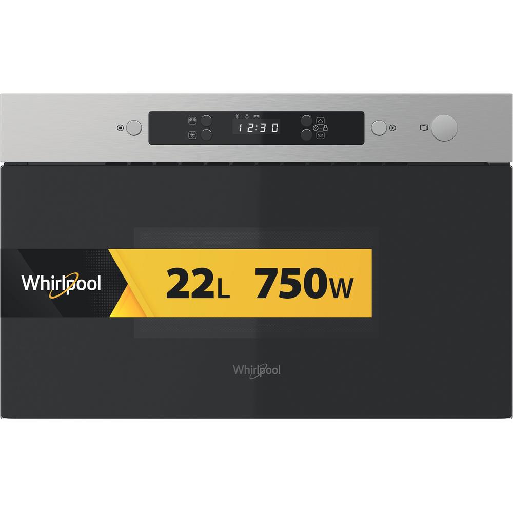 Whirlpool Mikroviļņu krāsns Iebūvējams MBNA900X Nerūsējošā tērauda Elektronisks 22 Tikai mikroviļņi 750 Frontal