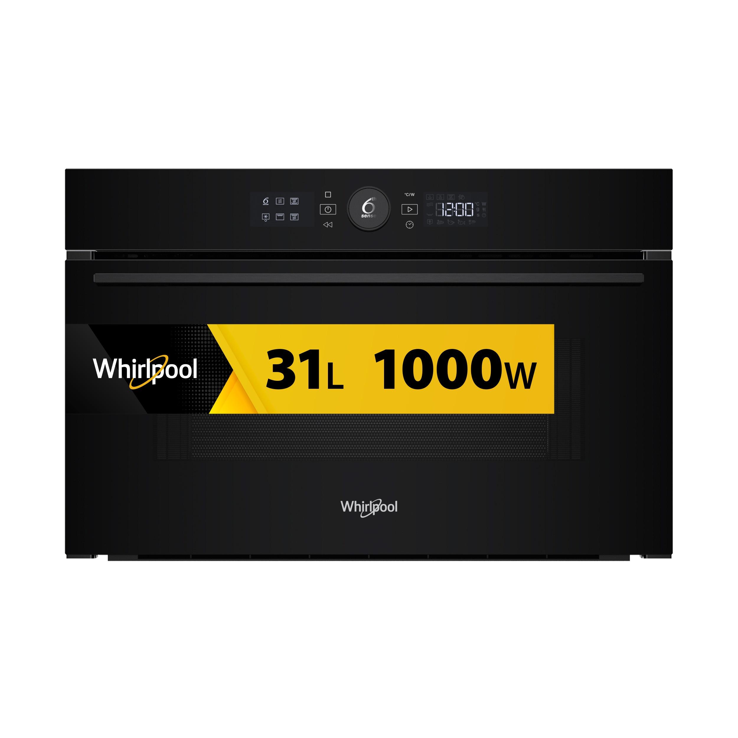 Whirlpool Mikrolaineahi Integreeritav WMD54MB Must Elektrooniline 31 Mikrolained+grill 1000 Frontal