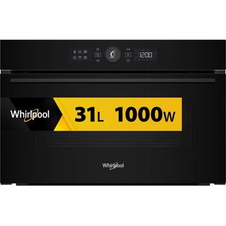 Whirlpool Mikrovågsugn Inbyggda WMD54MB Black Elektronisk 31 MW+grillfunktion 1000 Frontal