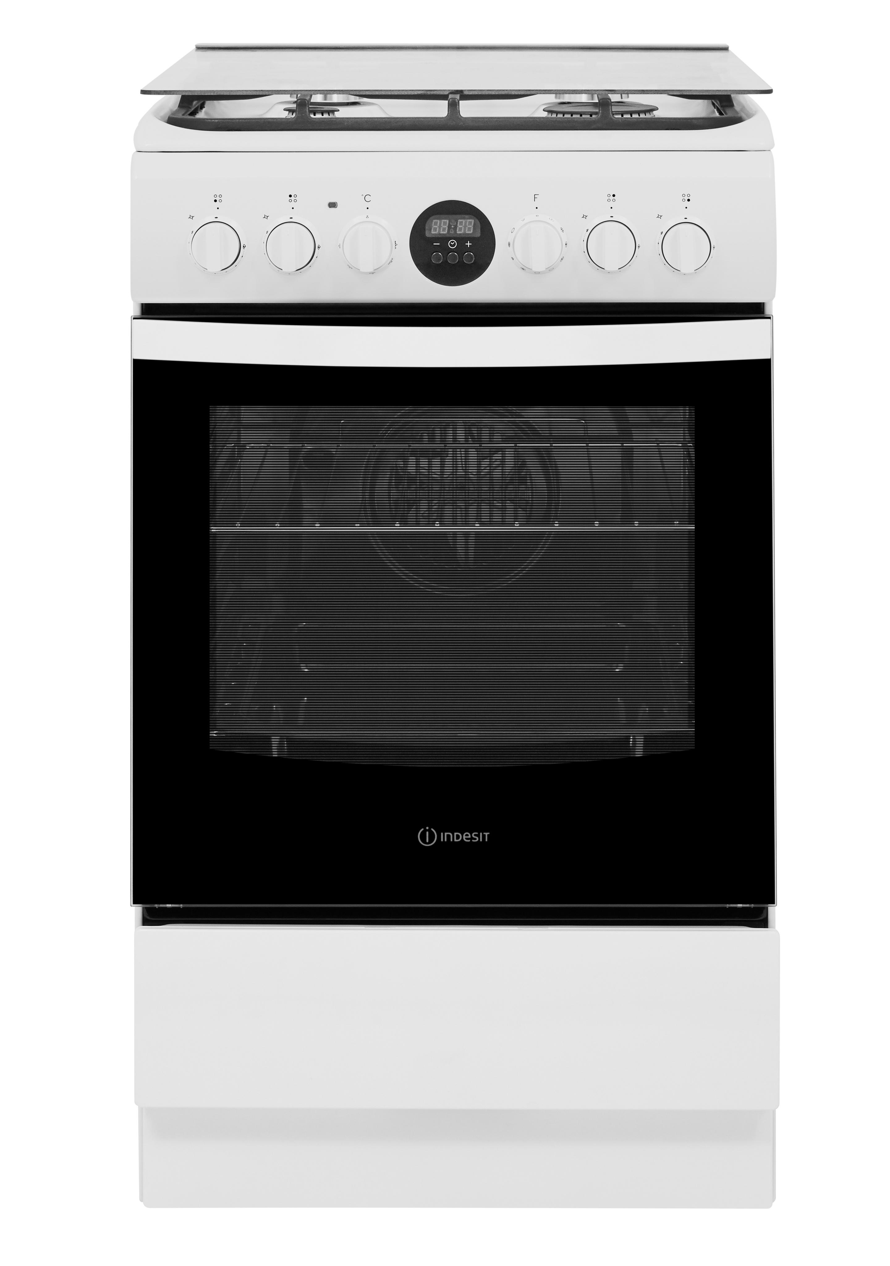 Indesit Tűzhely IS5G8CHW/E Fehér Gáz Frontal