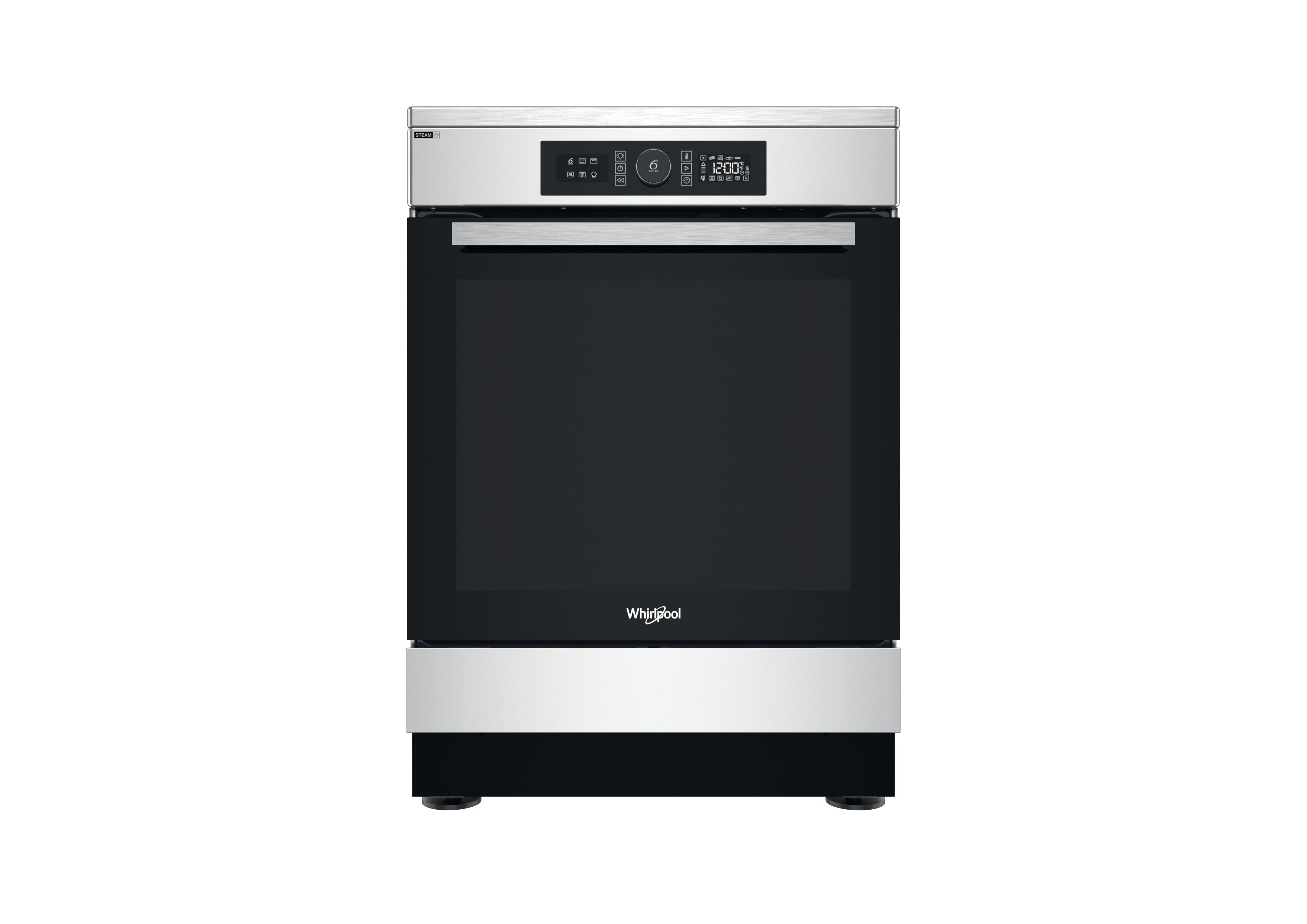 Whirlpool Cuisinière WS68IB8ACX/FR Inox Électrique Frontal