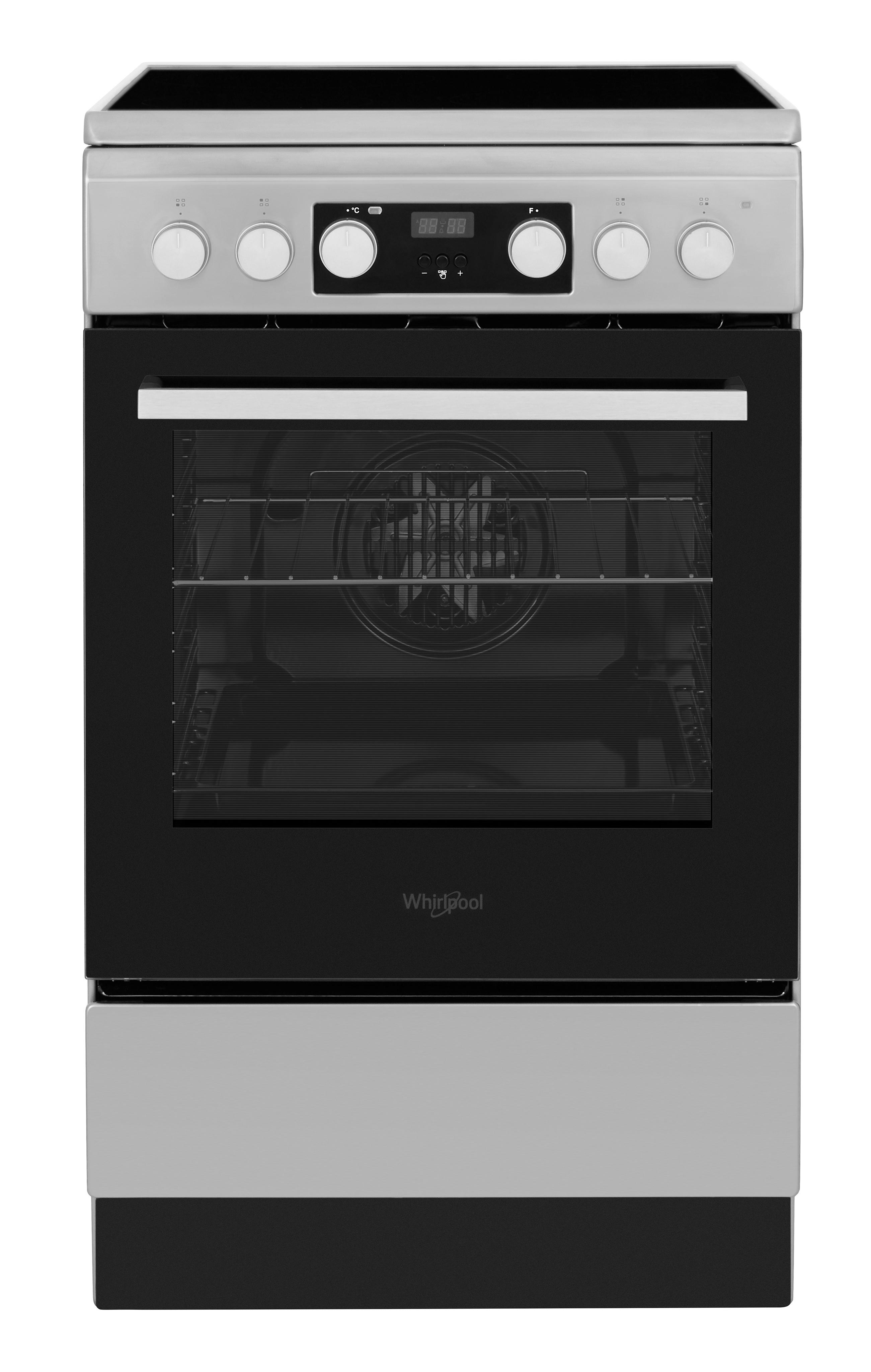 Whirlpool Sporák WS5V8CCX/E Nerezová Elektrická Frontal