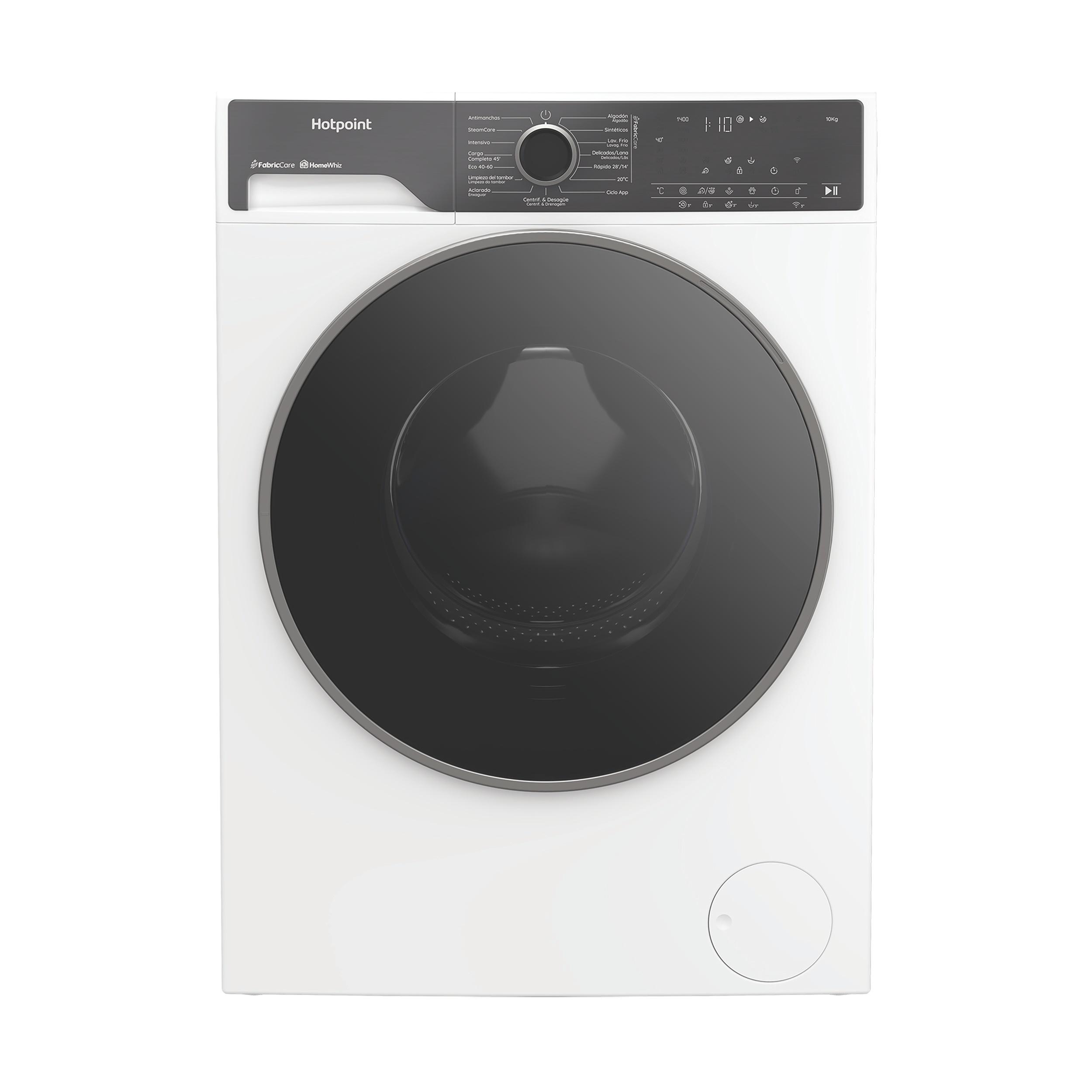 Máquina de lavar roupa de carga frontal livre instalação Hotpoint: 10,0 kg