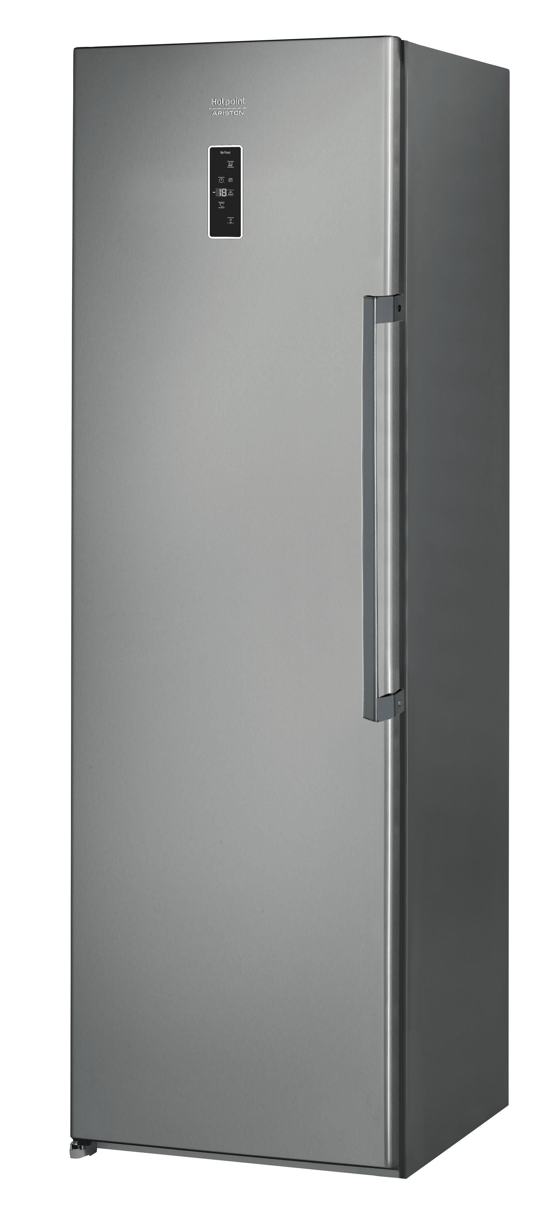 Congelador vertical de livre instalação Hotpoint: Cor inox