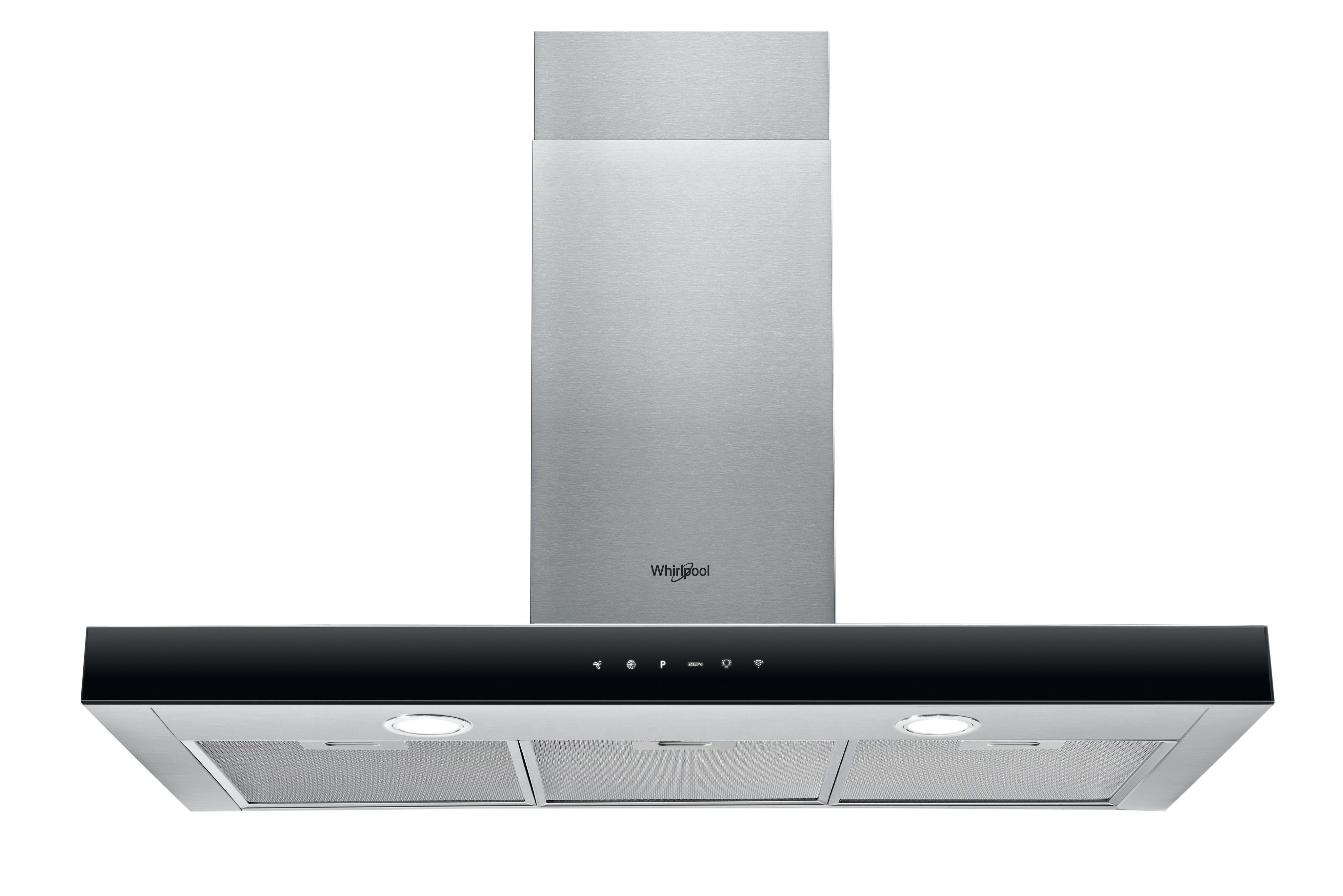Whirlpool Tvaika nosūcējs Iebūvējams WHBS C92F LT X Inox Wall-mounted Elektronisks Frontal