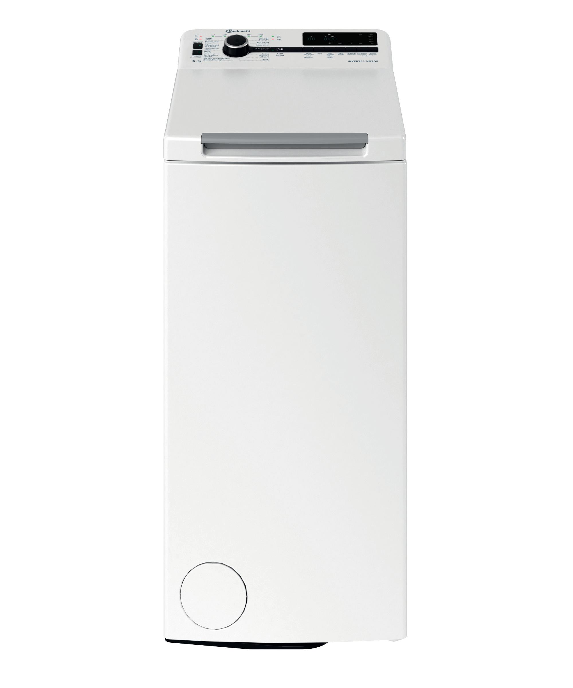 Bauknecht Lavabiancheria Apparecchio a posa libera WMT 612B CH Bianco Toplader B Frontal