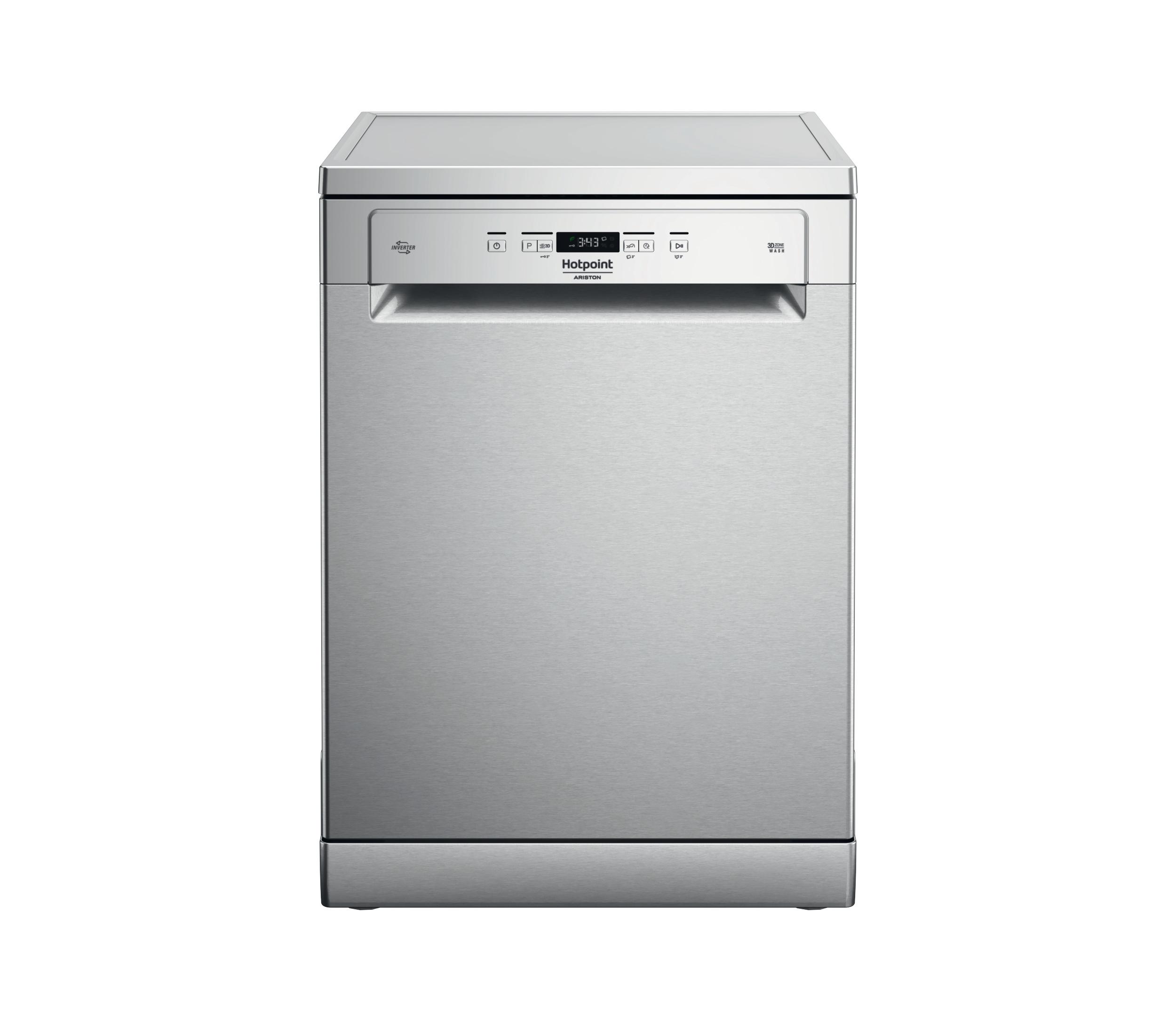 Máquina de lavar loiça Hotpoint: normal, Cor inox