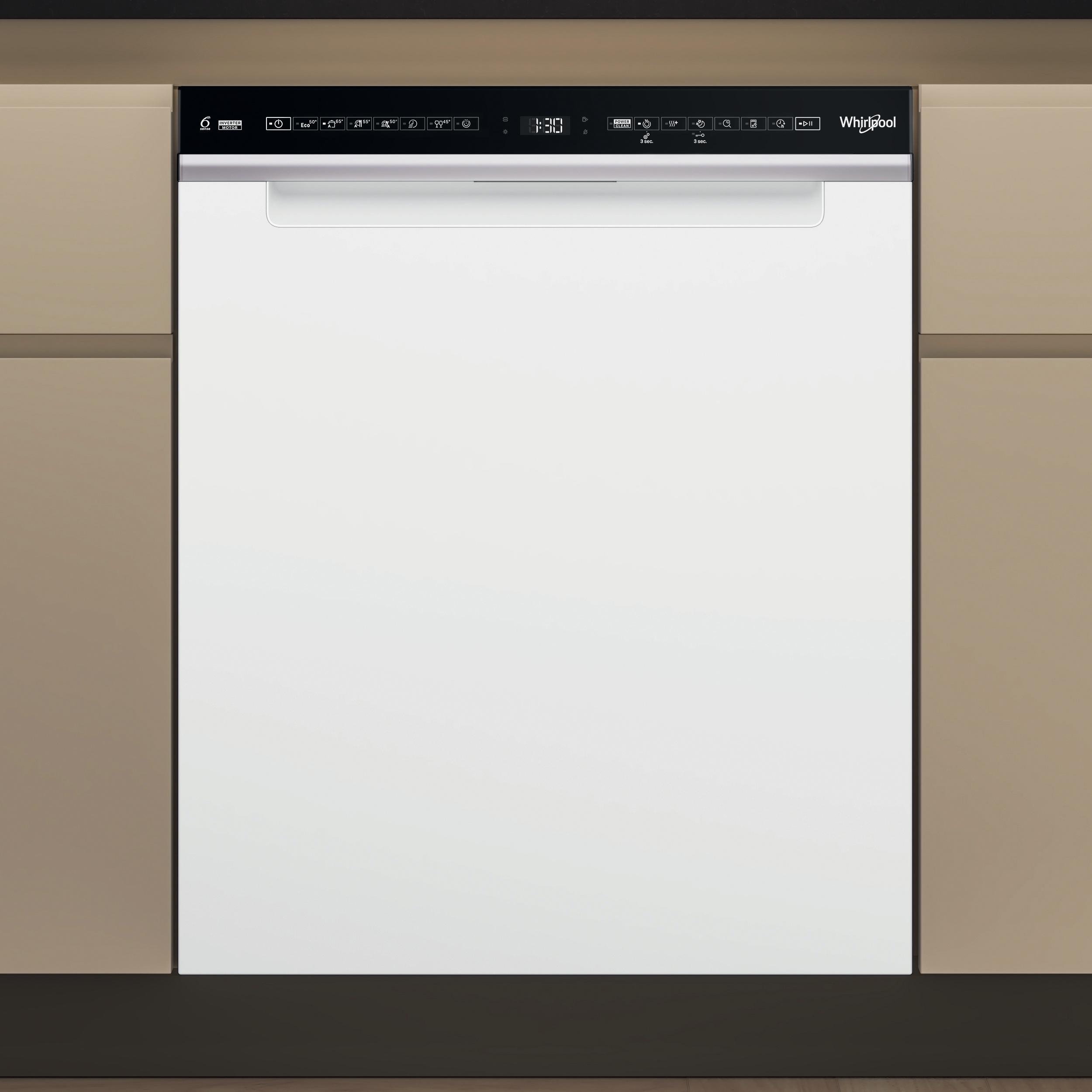 Whirlpool Diskmaskin Fristående W7U HS51 Underbyggd B Frontal