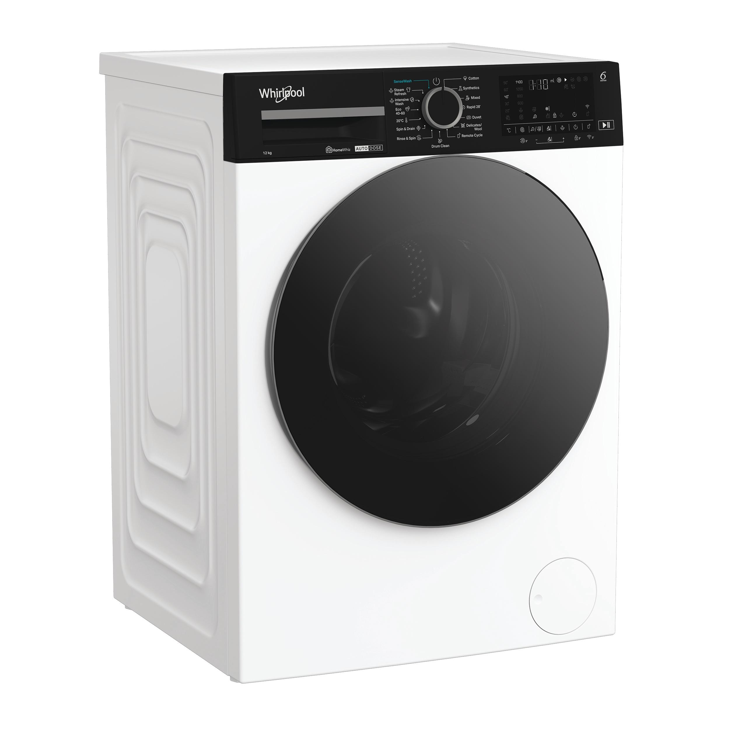 Whirlpool Mosógép Szabadonálló WPM 27W ADS EE Fehér Elöltöltős A Perspective