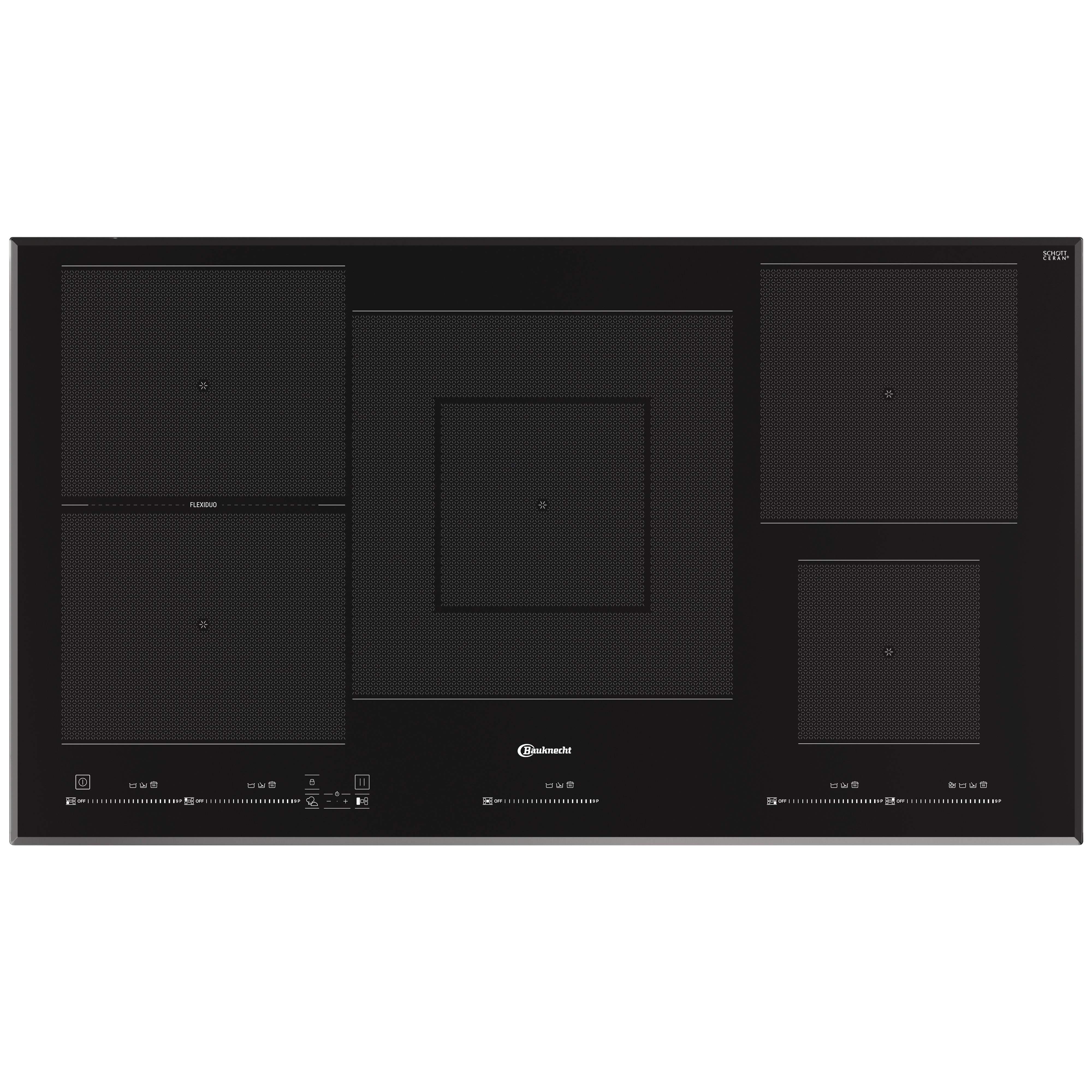 Bauknecht Kookplaat BT 1090 BA Zwart Induction vitroceramic Frontal