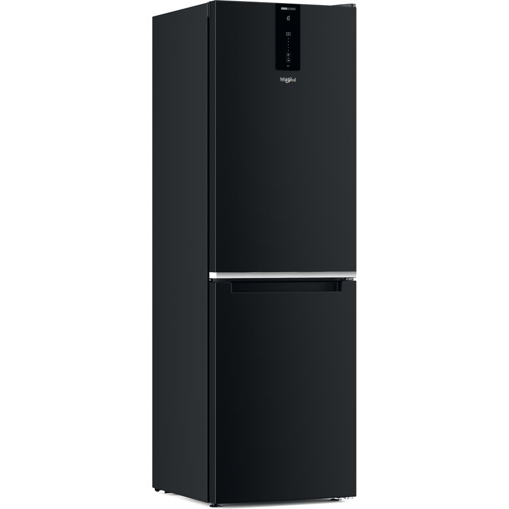 Whirlpool Fridge/freezer combination Samostojni W7X 82O K Black 2 doors Perspective