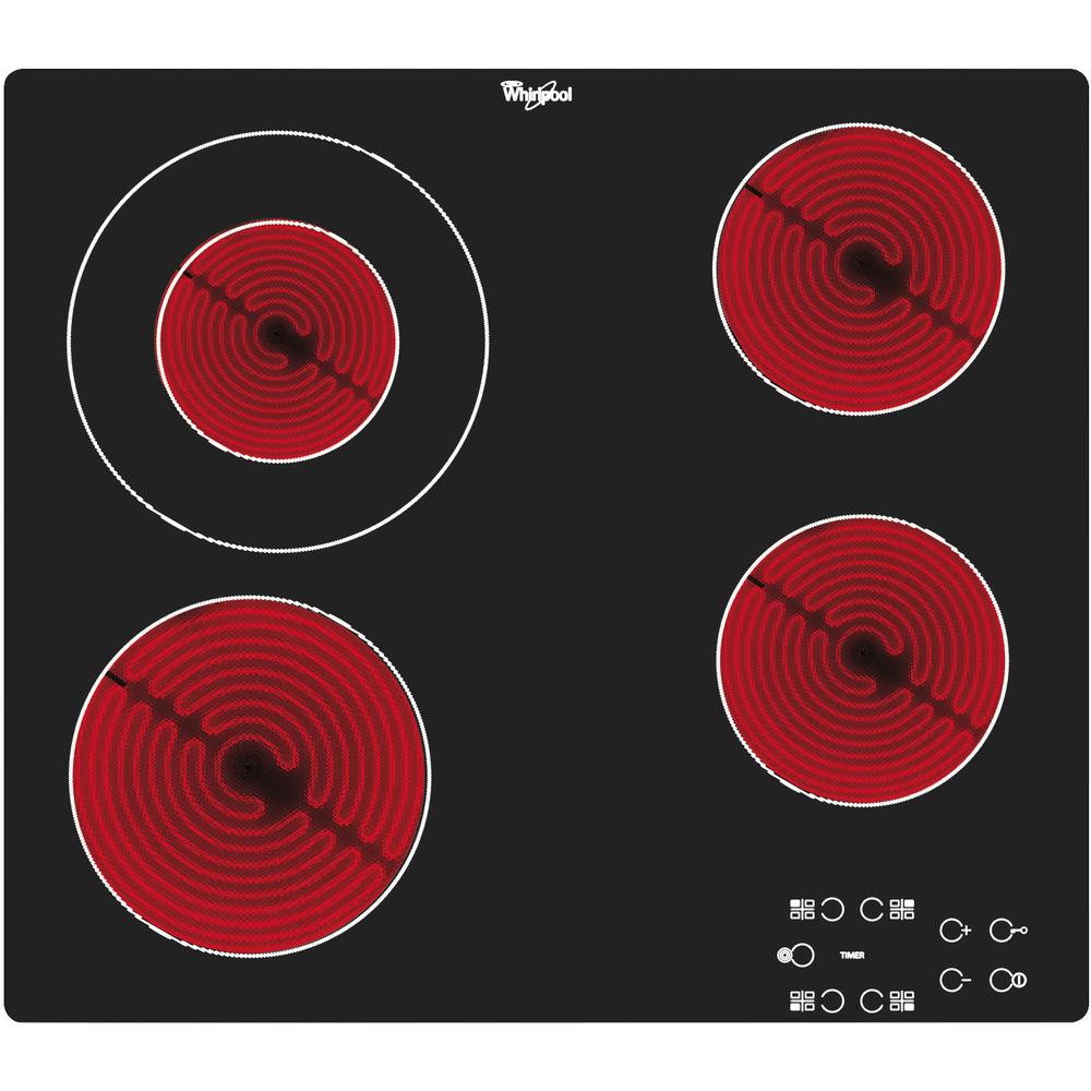 Whirlpool Печка AKT 8130/NE Черен Radiant vitroceramic Frontal