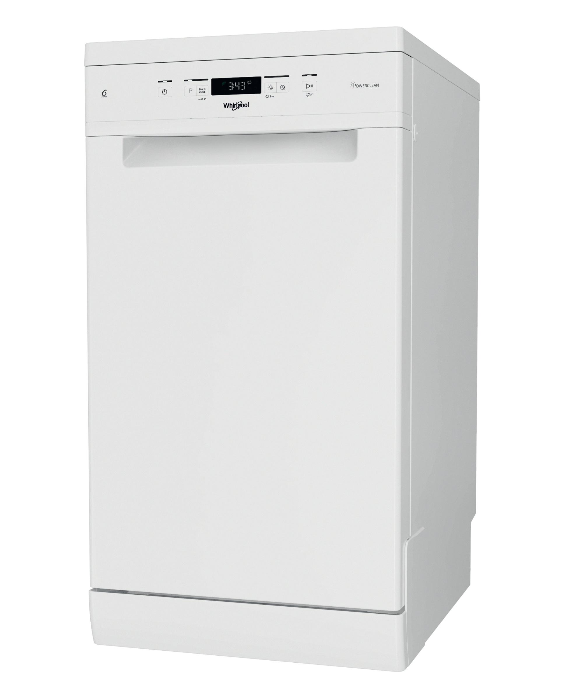 Whirlpool Myčka nádobí Volně stojící WH6FC11BS7A0W Volně stojící C Perspective