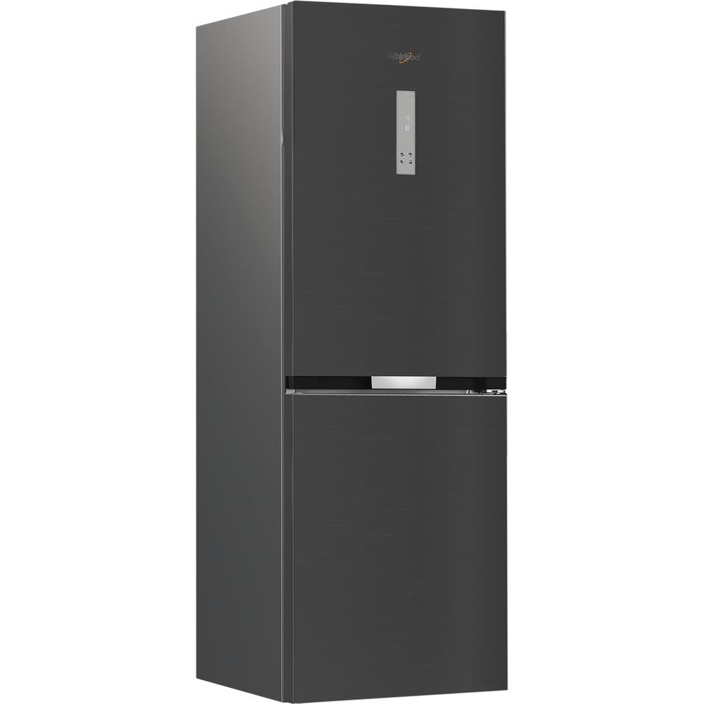 Whirlpool Frižider sa zamrzivačem Samostojeći WHK 26362 XBR4E Crna 2 vrata Perspective