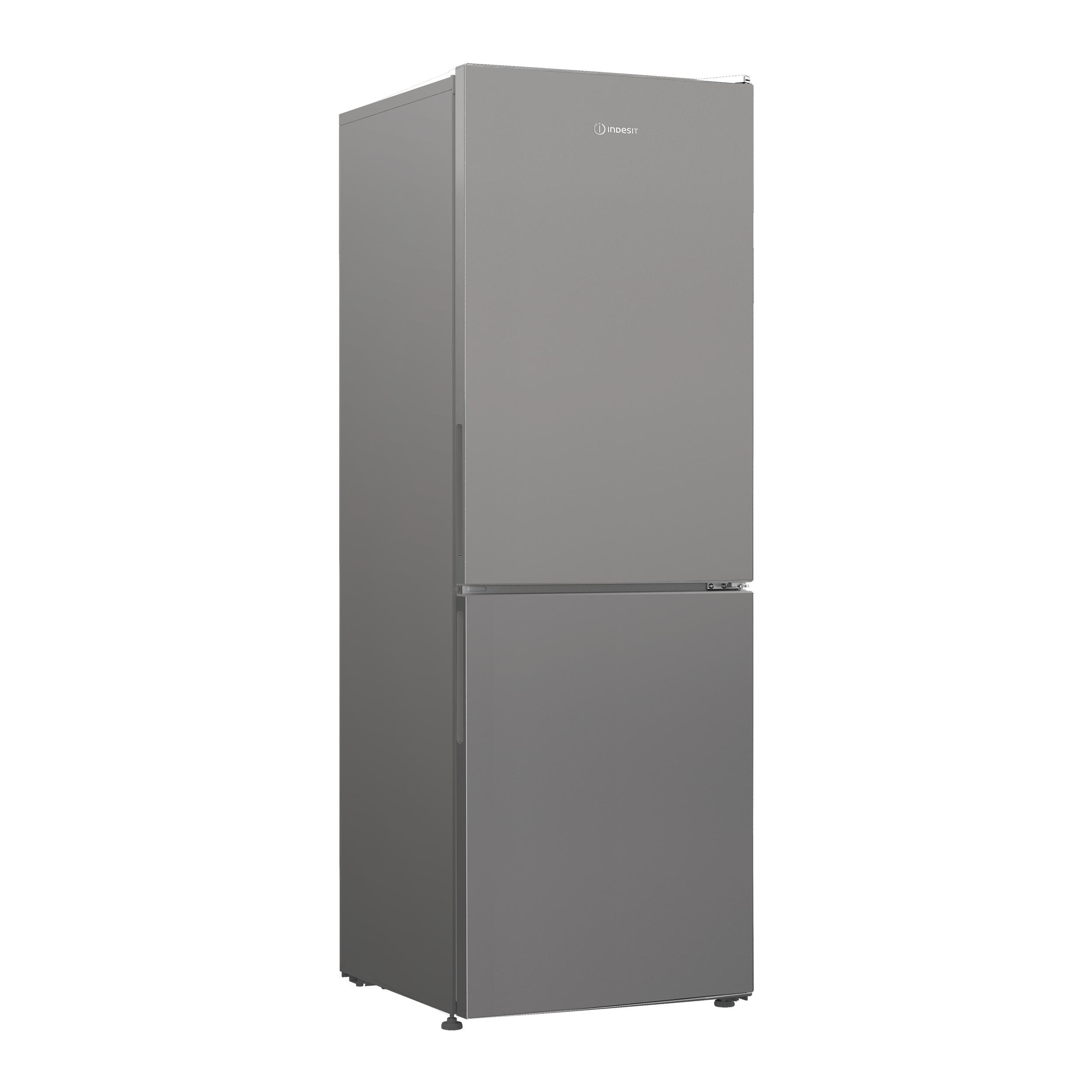Indesit Холодильник с морозильной камерой Отдельно стоящий INKS 1341 S4E New Silver – ARC 1035 2 doors Perspective